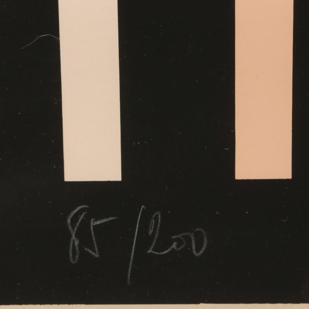 Jean-Pierre “Yvaral” Vasarely Limited Edition  Serigraph "Komposition"