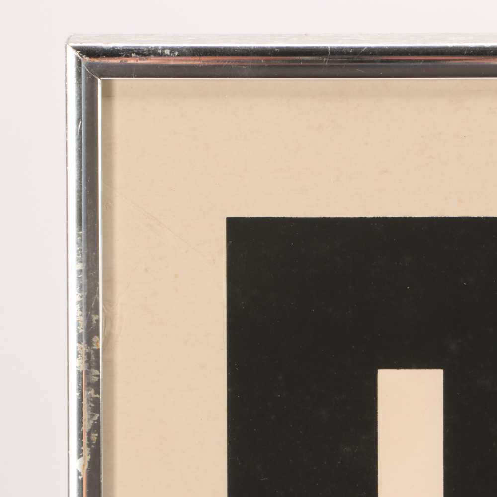 Jean-Pierre “Yvaral” Vasarely Limited Edition  Serigraph "Komposition"