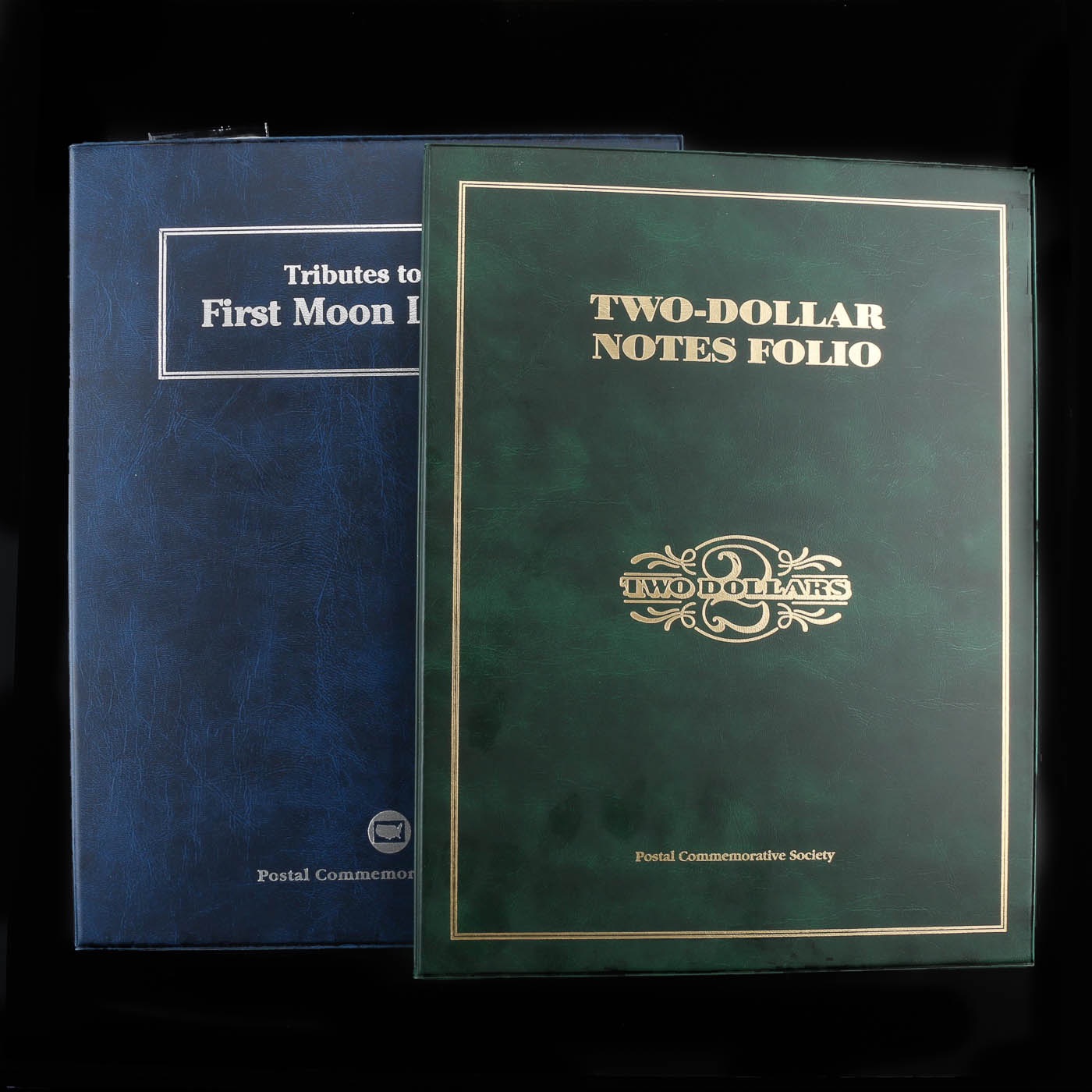 "Tributes to the First Moon Landing" and "Two Dollar Notes Folio"