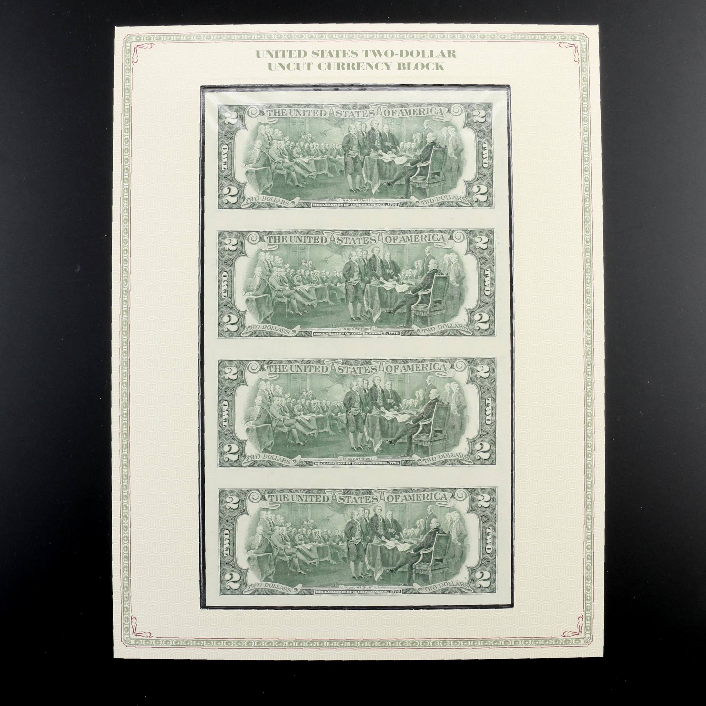 "Tributes to the First Moon Landing" and "Two Dollar Notes Folio"