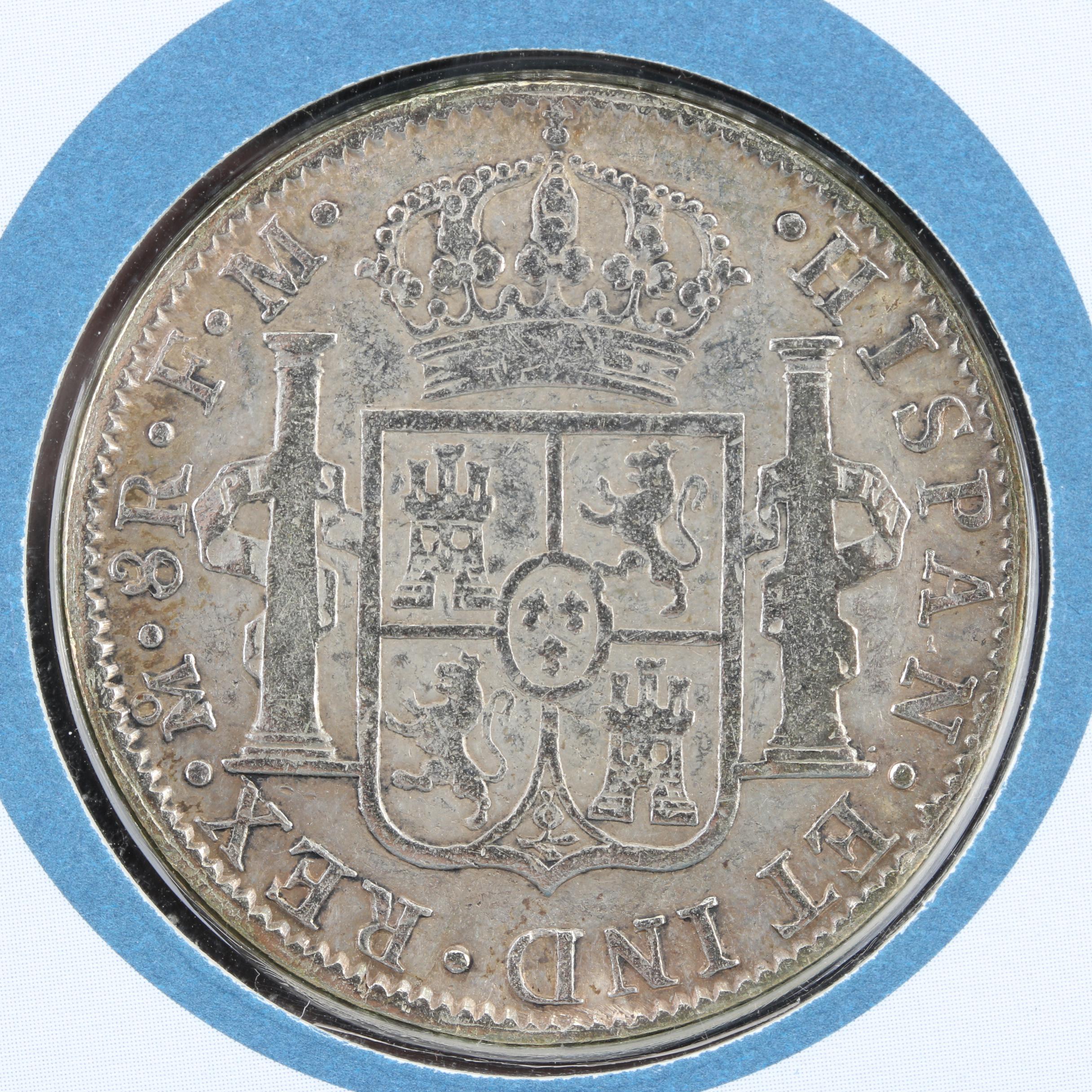 2000 Olympic Games Commemorative Folio and 1787 Spanish Colonial 8 Reales Coin