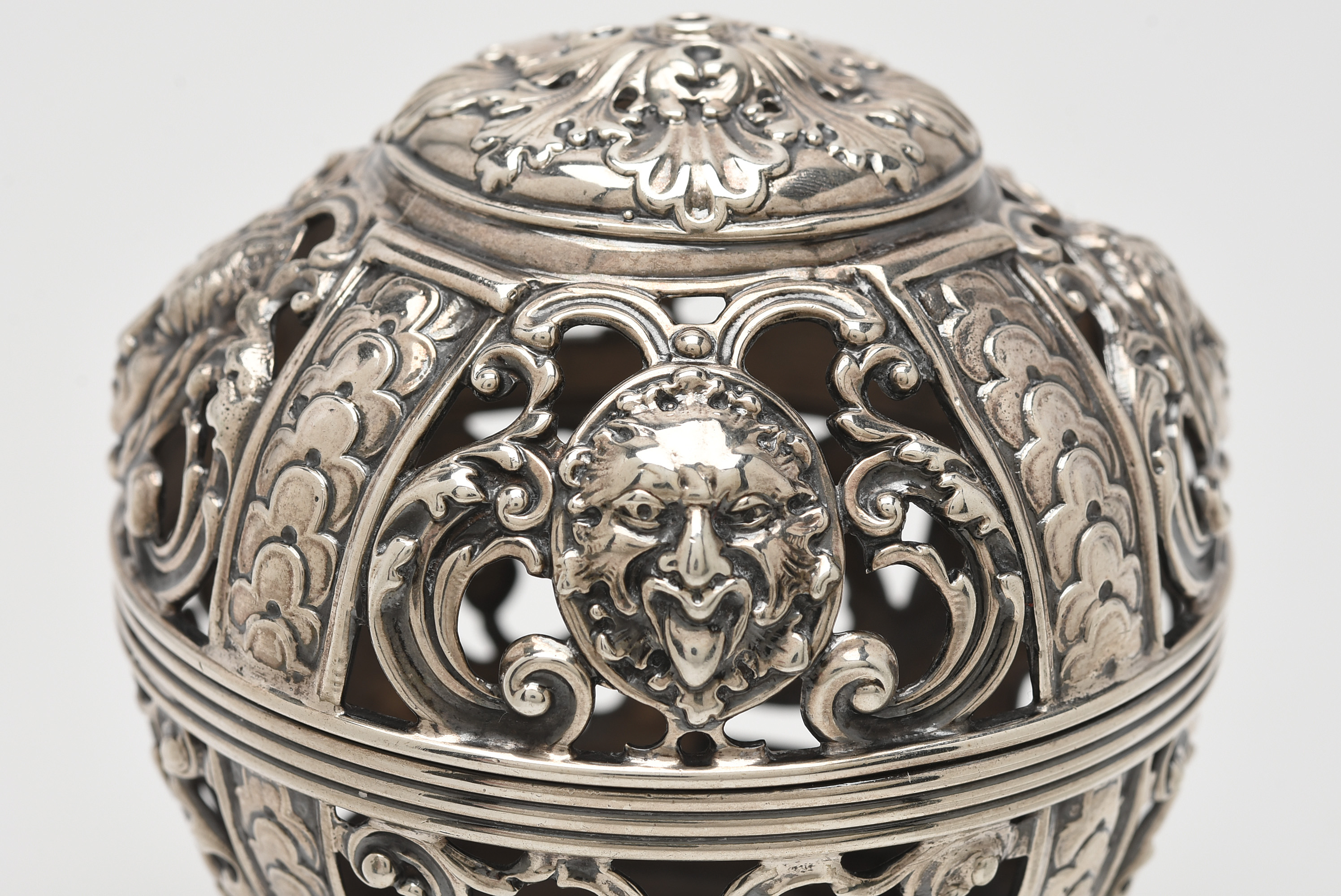 Gorham Reticulated Sterling Silver Potpourri Jar