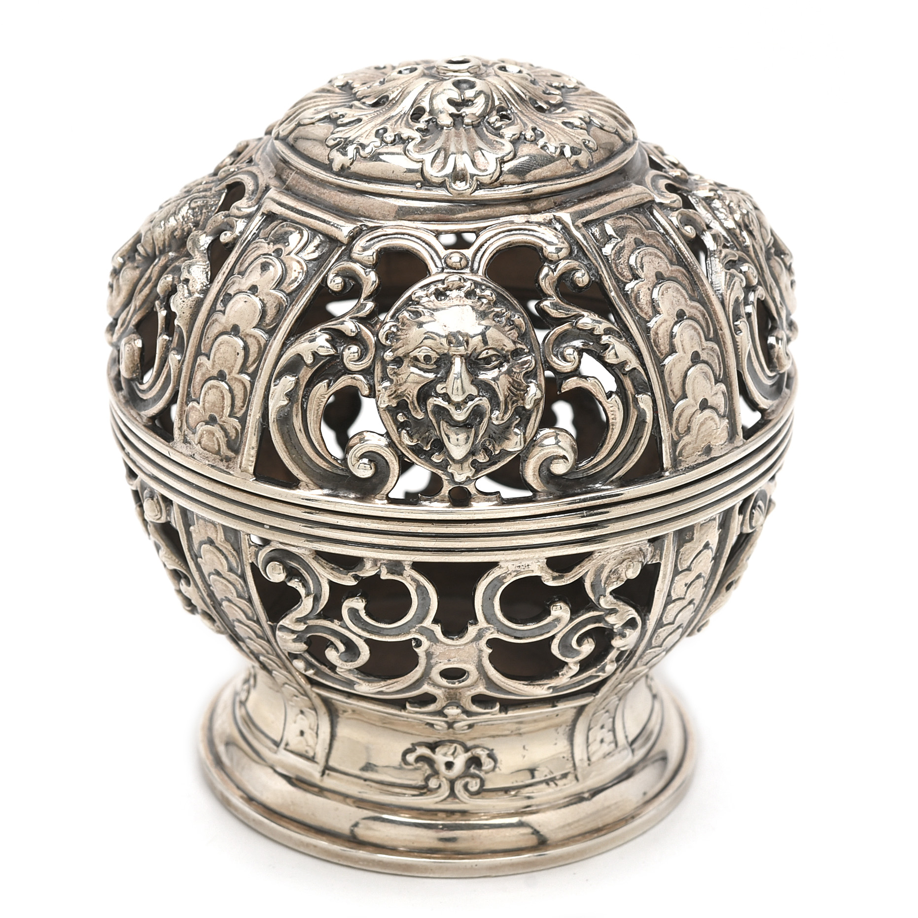 Gorham Reticulated Sterling Silver Potpourri Jar