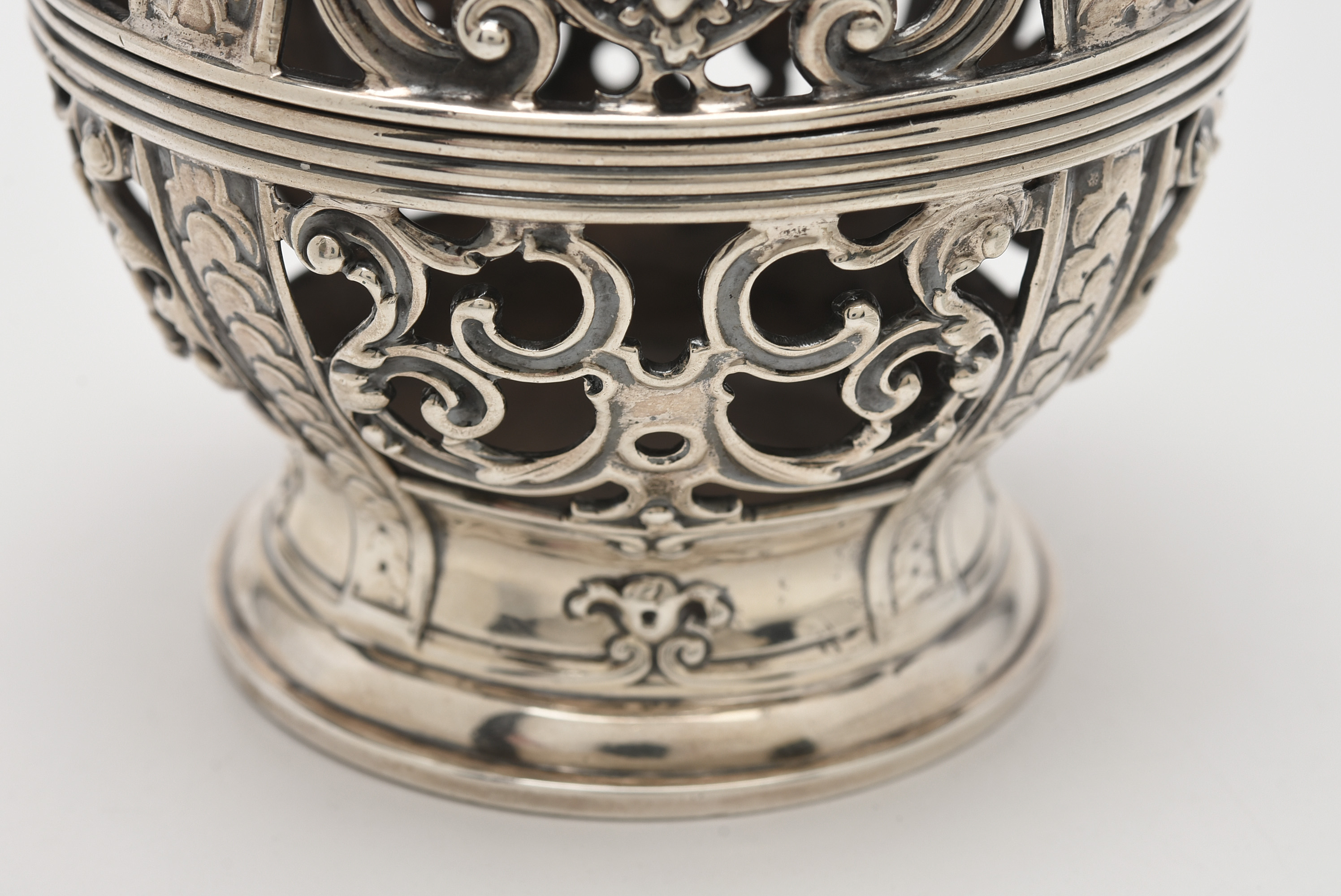 Gorham Reticulated Sterling Silver Potpourri Jar