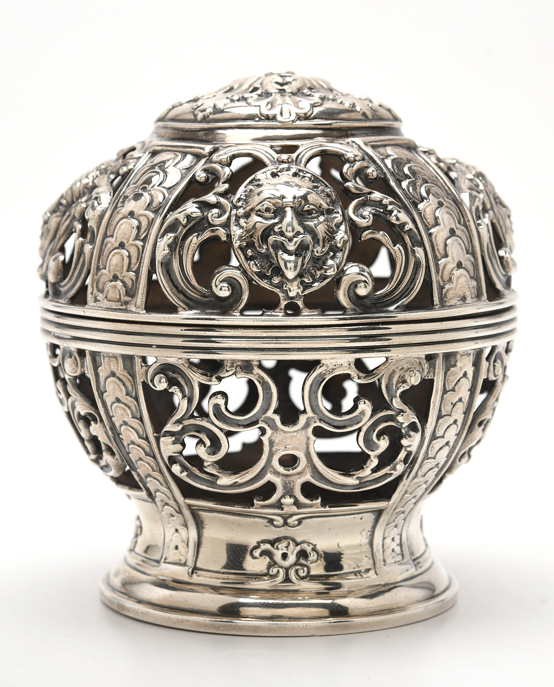 Gorham Reticulated Sterling Silver Potpourri Jar