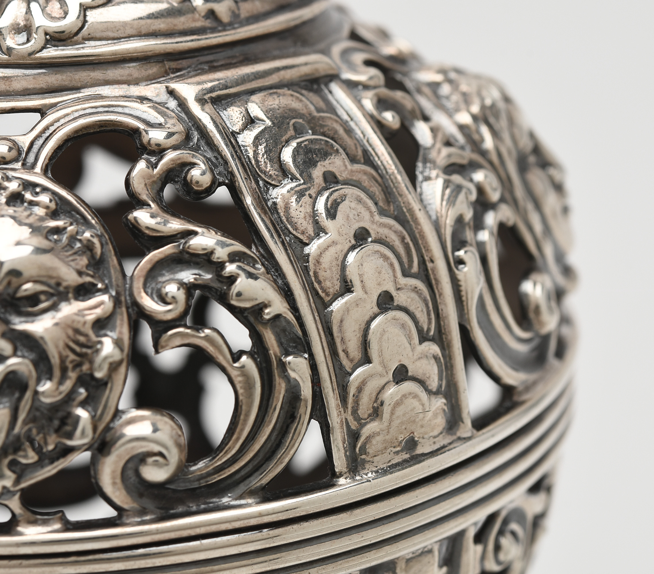 Gorham Reticulated Sterling Silver Potpourri Jar