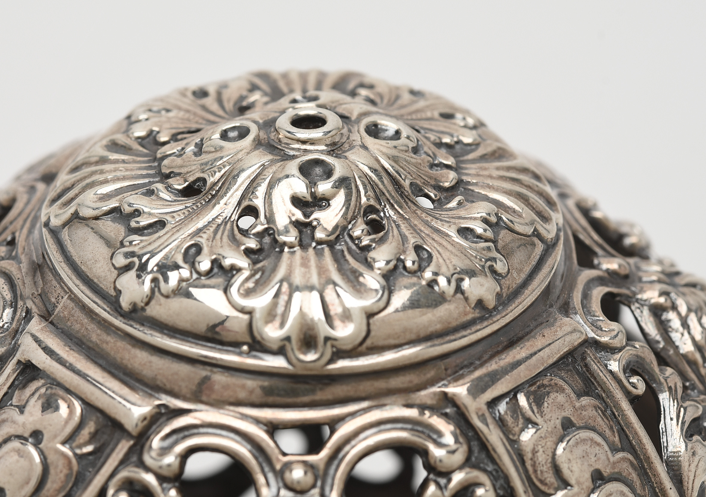 Gorham Reticulated Sterling Silver Potpourri Jar