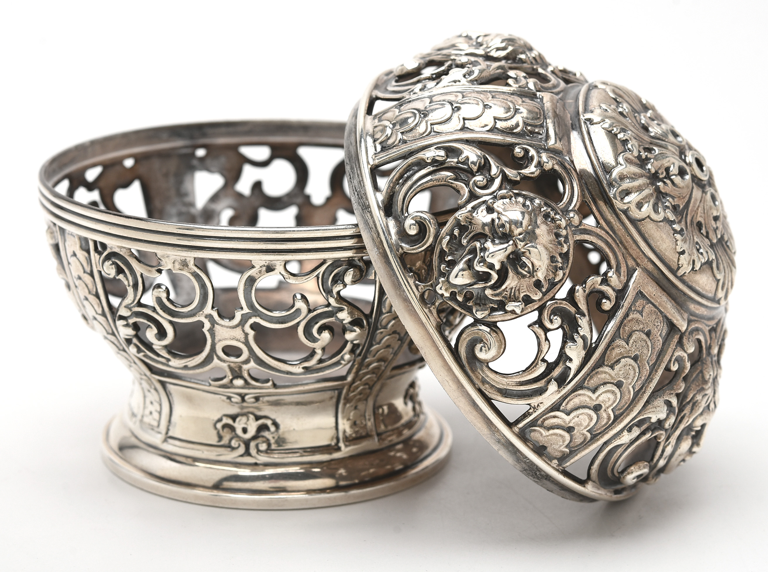 Gorham Reticulated Sterling Silver Potpourri Jar