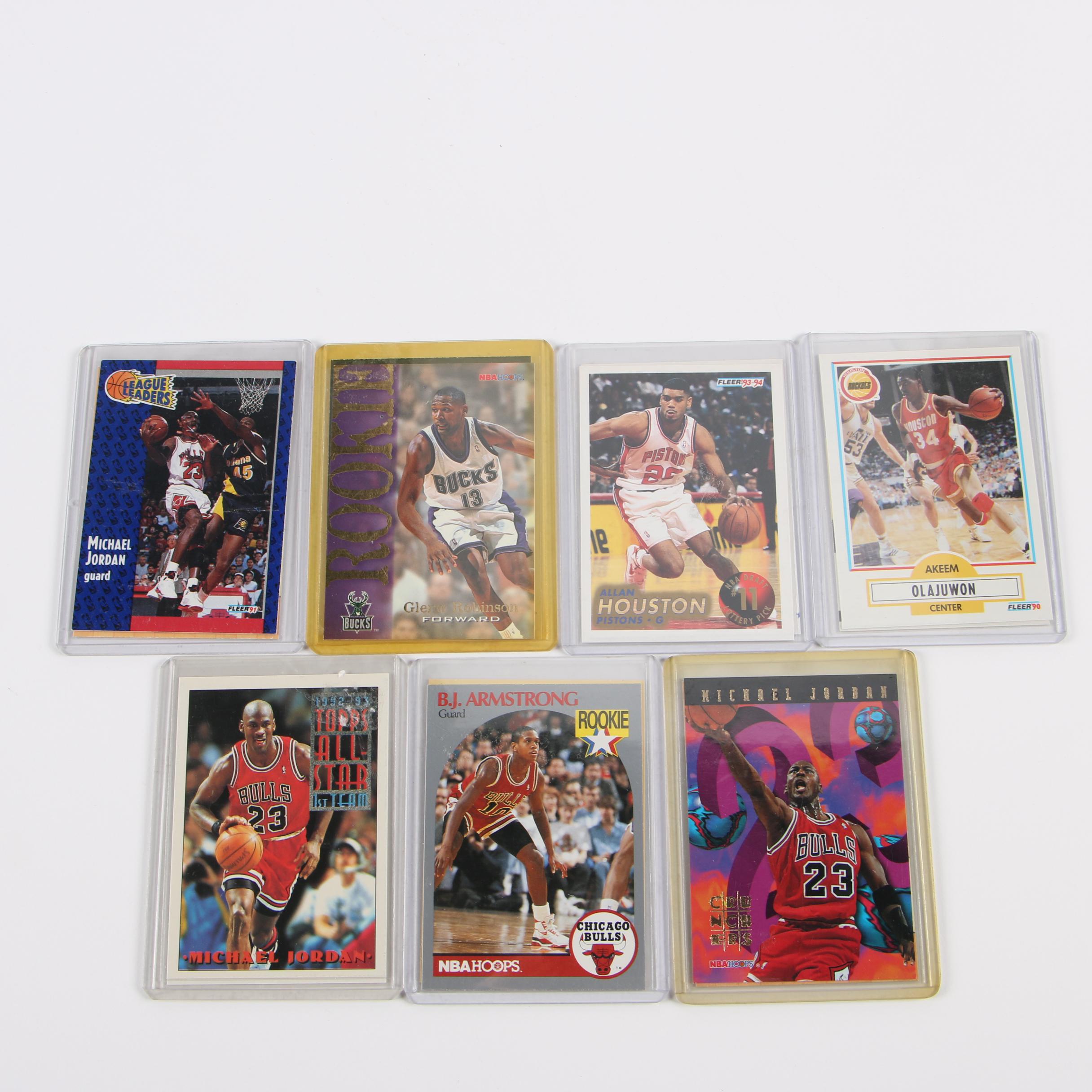 1990s Basketball Trading Cards including Michael Jordan