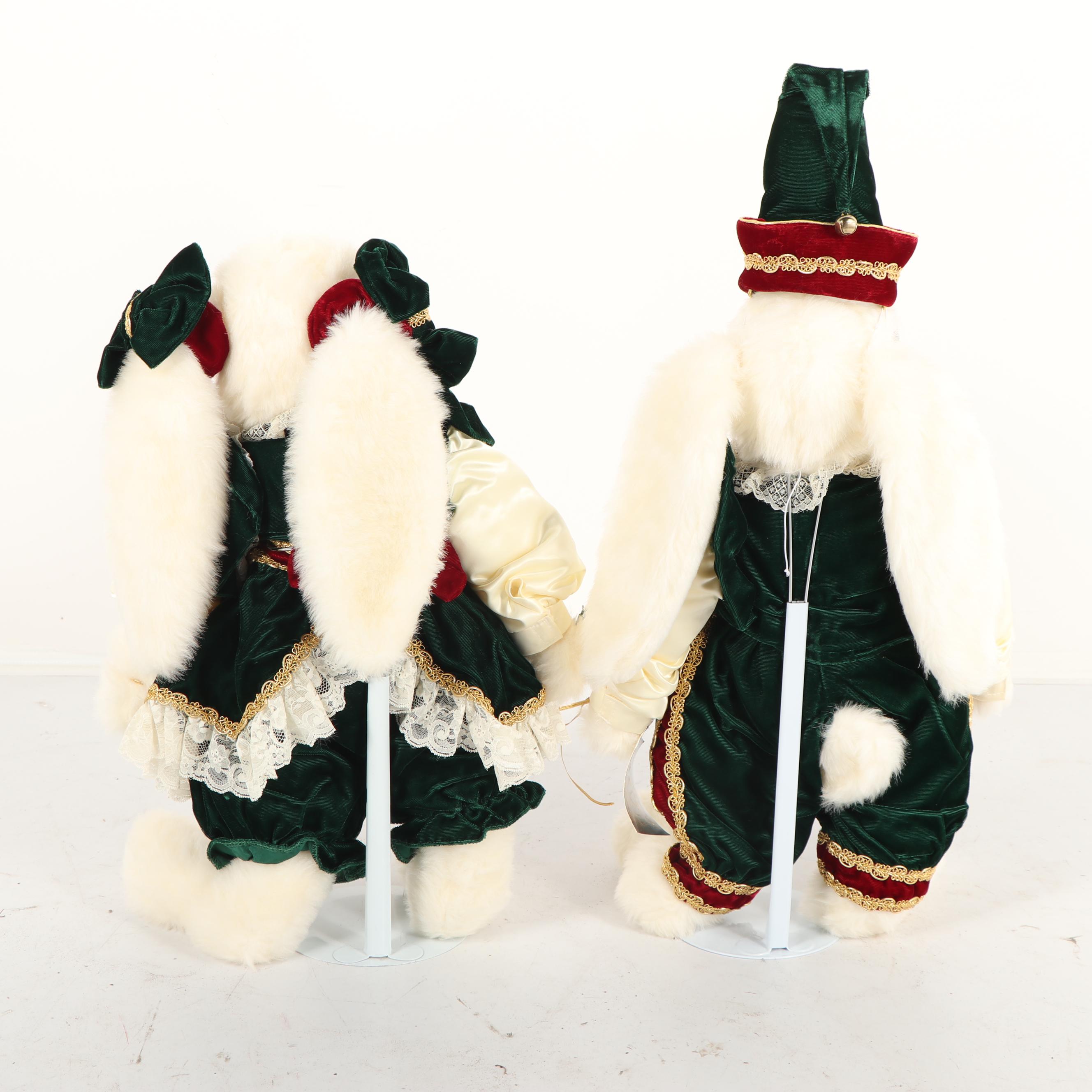 Limited Edition Tilly "Holly Berry" and "Hamilton Berry" Plush Rabbits