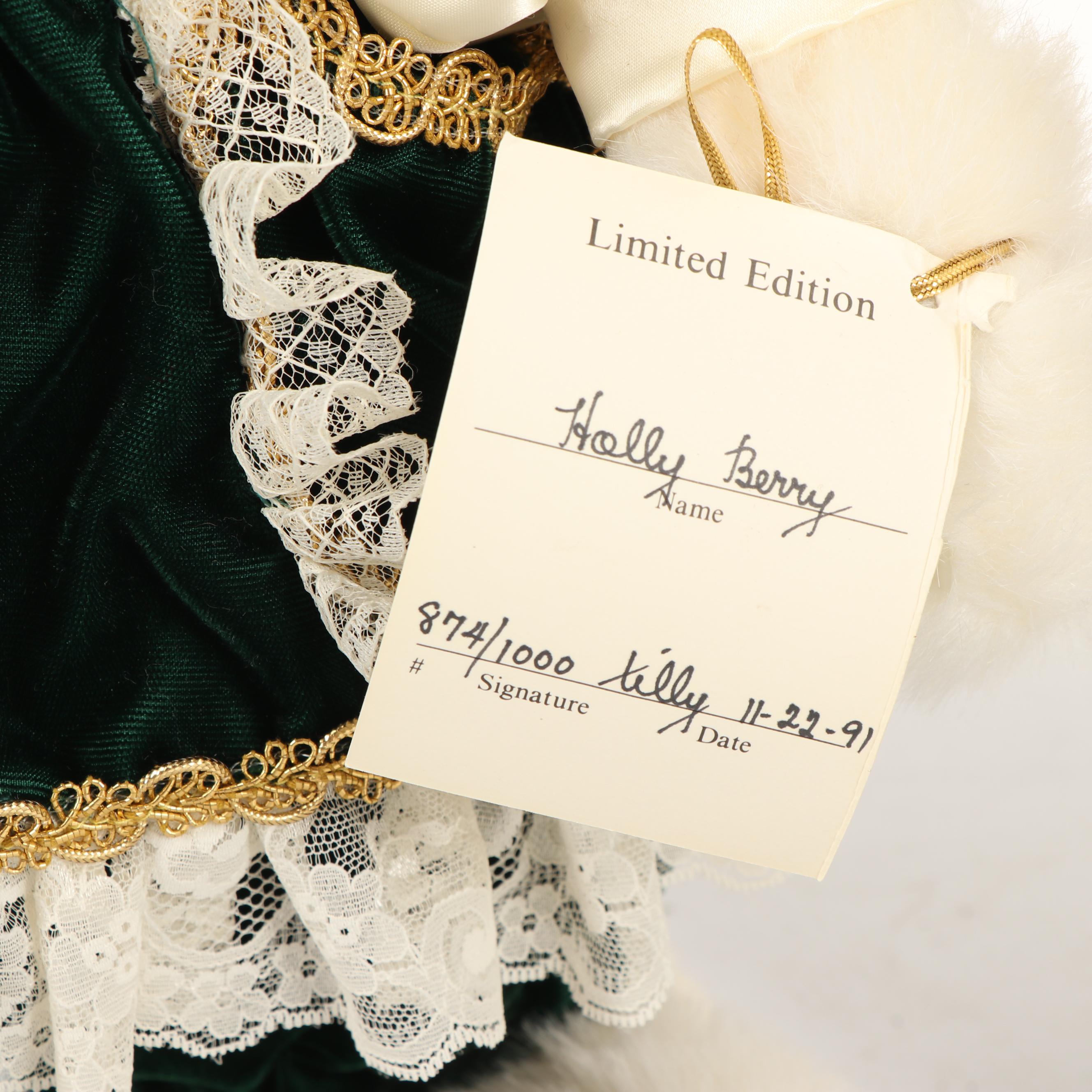 Limited Edition Tilly "Holly Berry" and "Hamilton Berry" Plush Rabbits