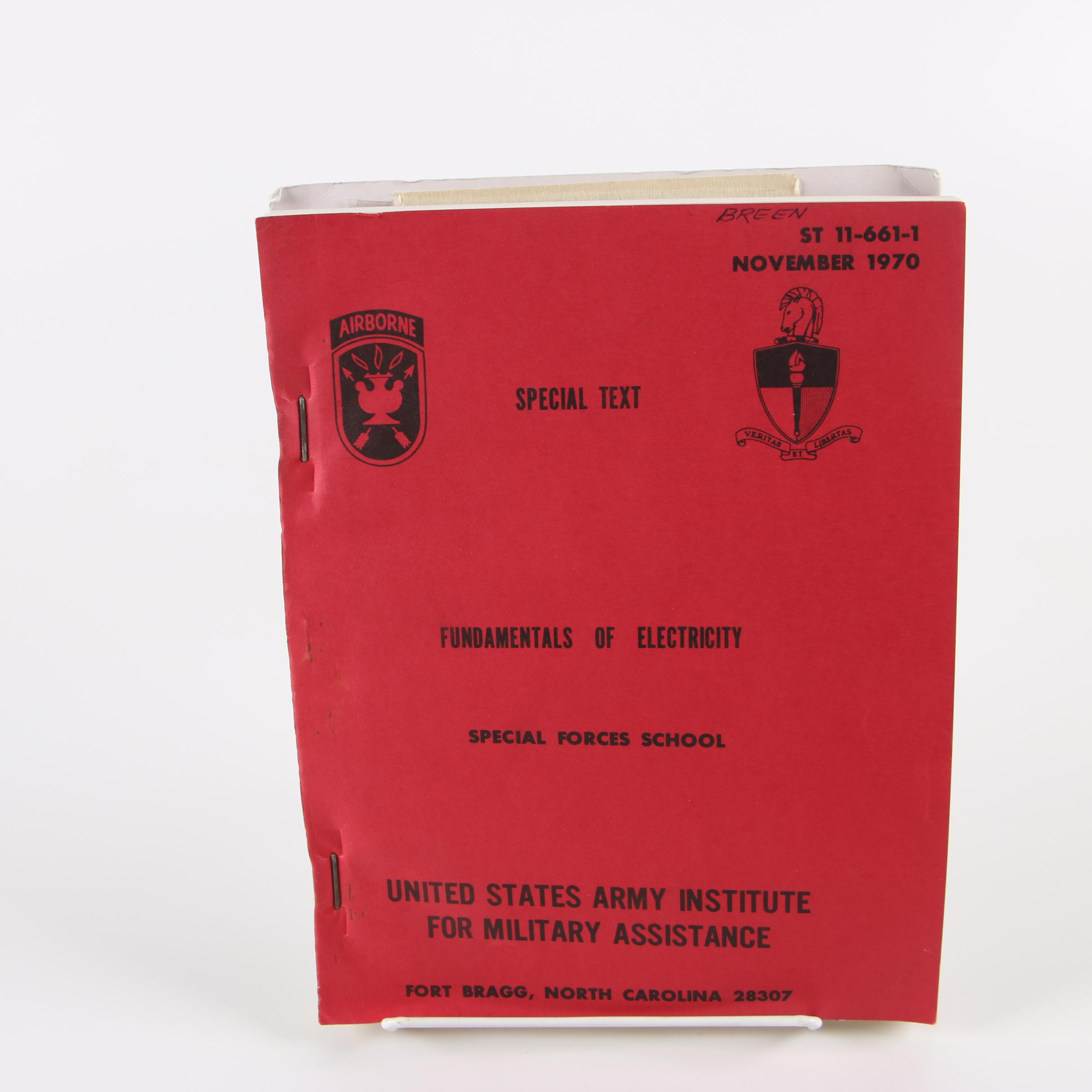 Vintage United States Army Handbooks and Guides