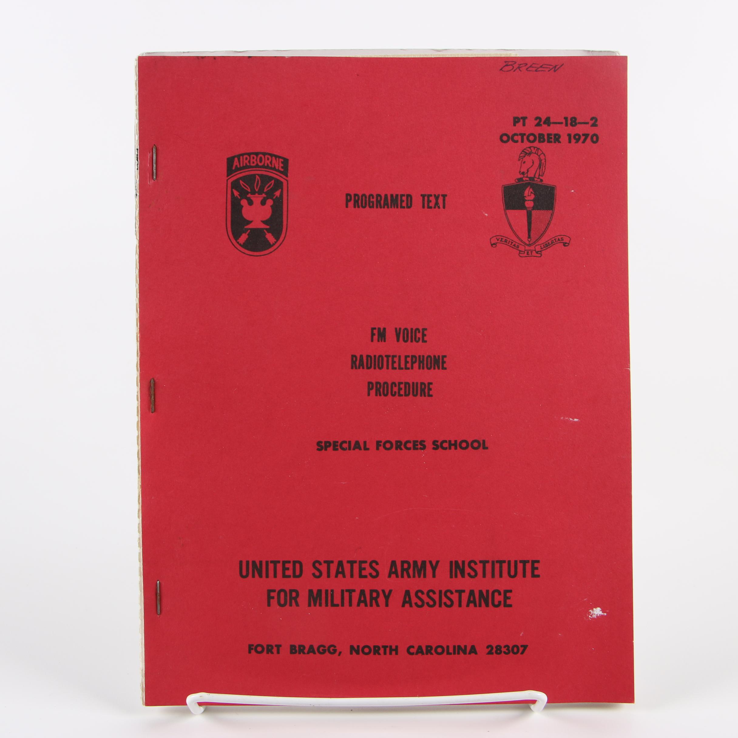 Vintage United States Army Handbooks and Guides