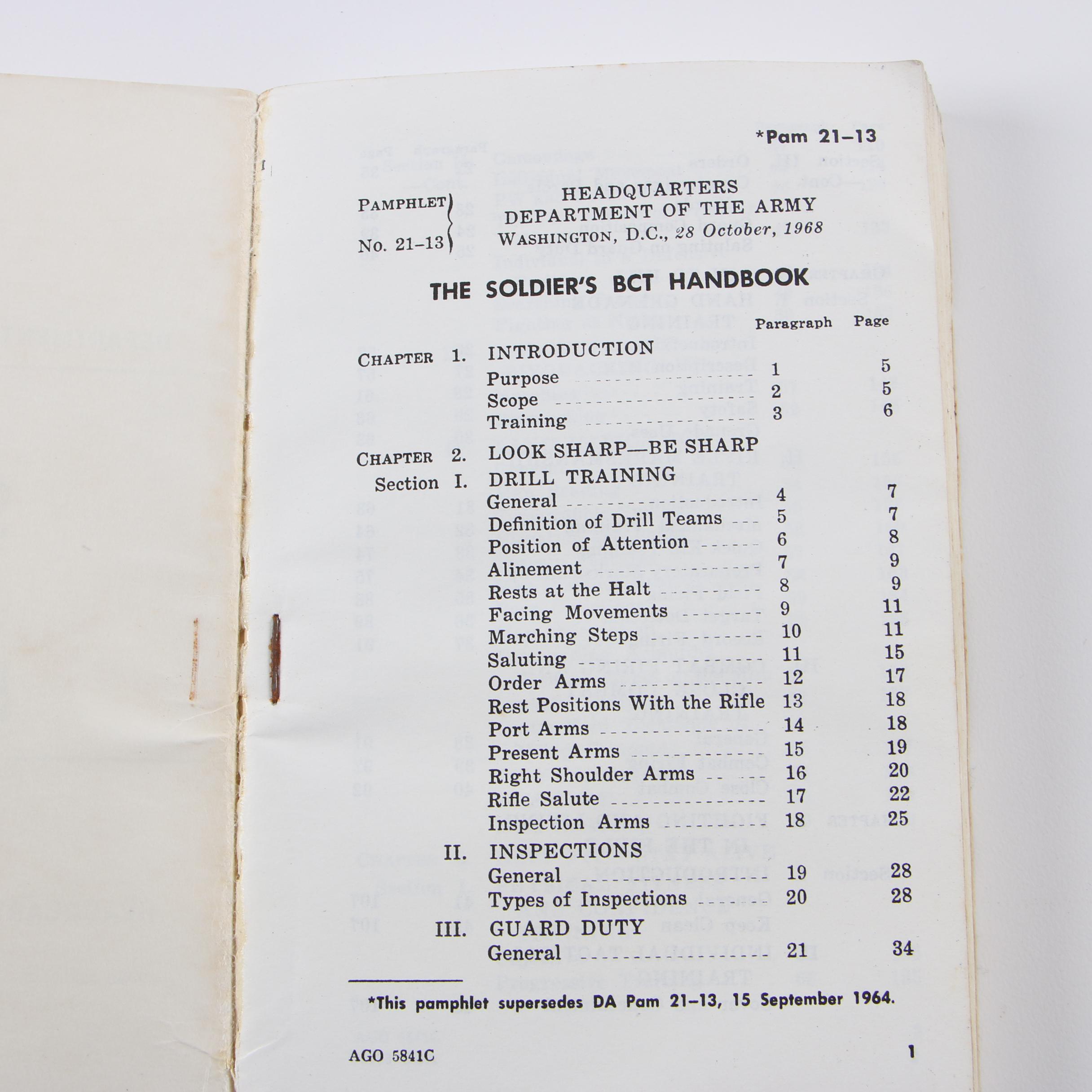 Vintage United States Army Handbooks and Guides