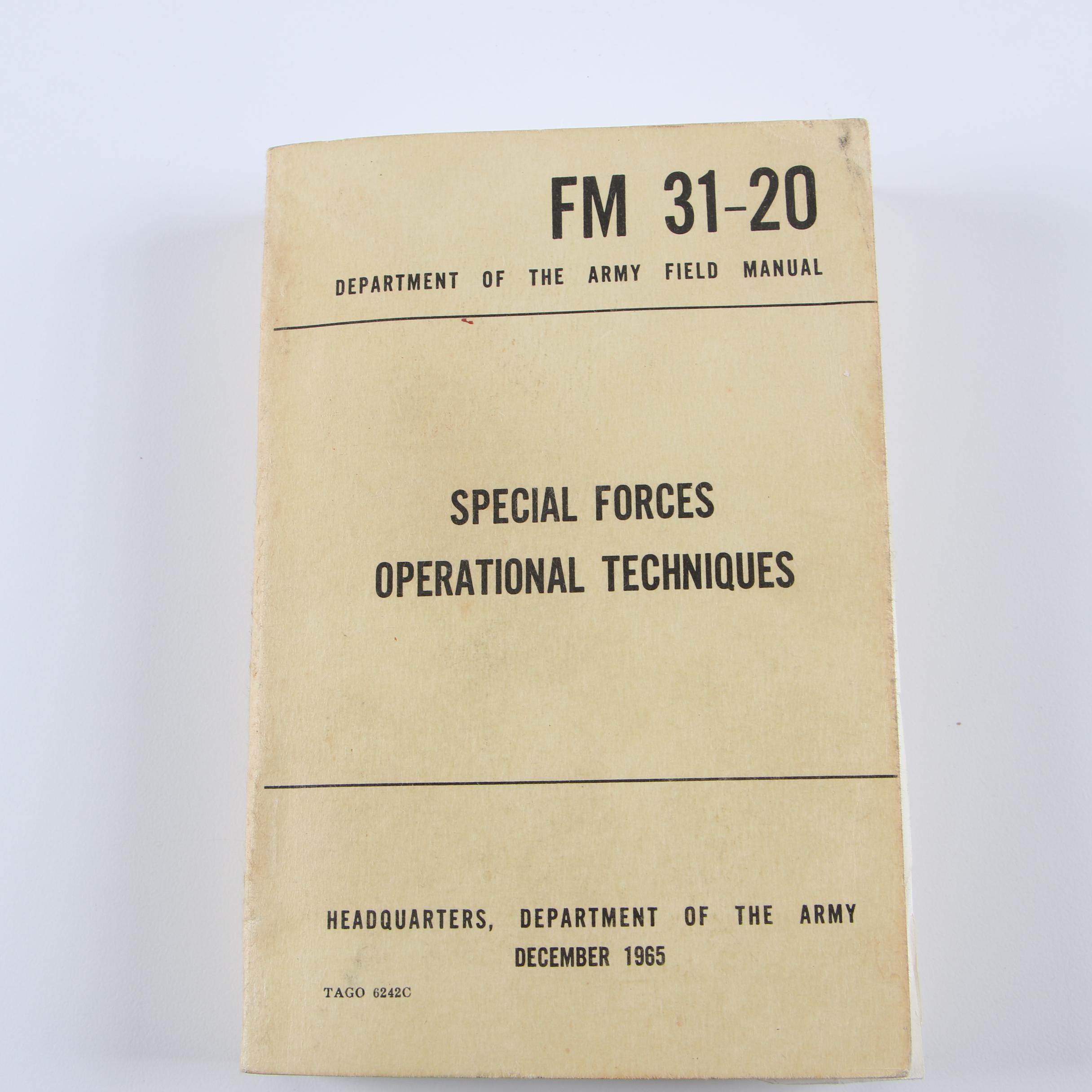 Vintage United States Army Handbooks and Guides