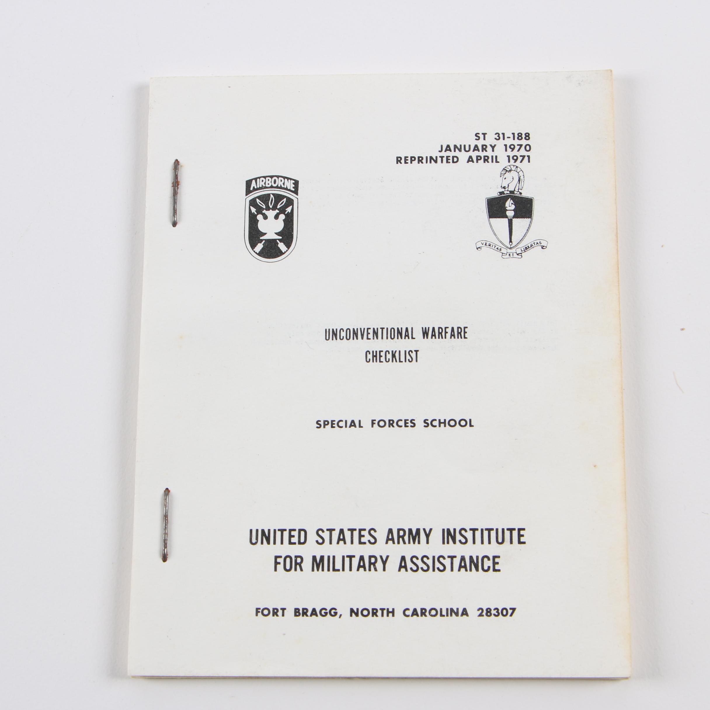 Vintage United States Army Handbooks and Guides