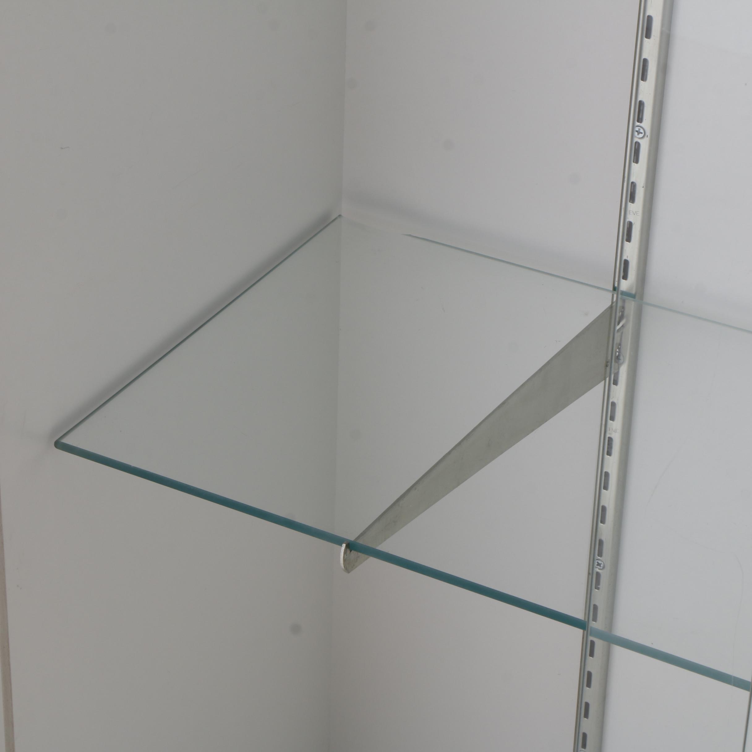 Professional Lighted Wooden Display Cabinet  With Sliding Doors and Shelves