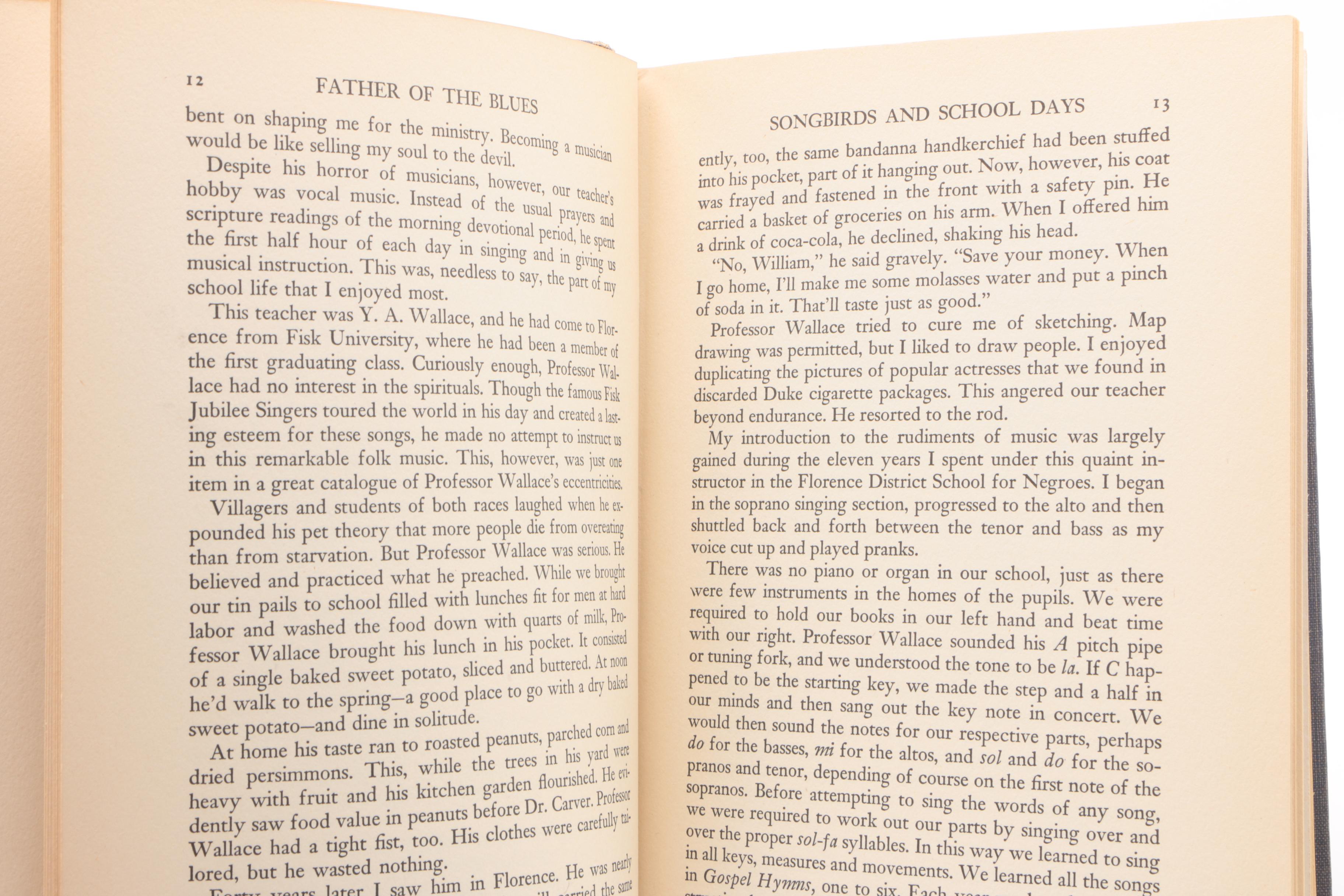 Ex-Libris Jack Bradley 1944 Signed "Father of the Blues" by W.C. Handy