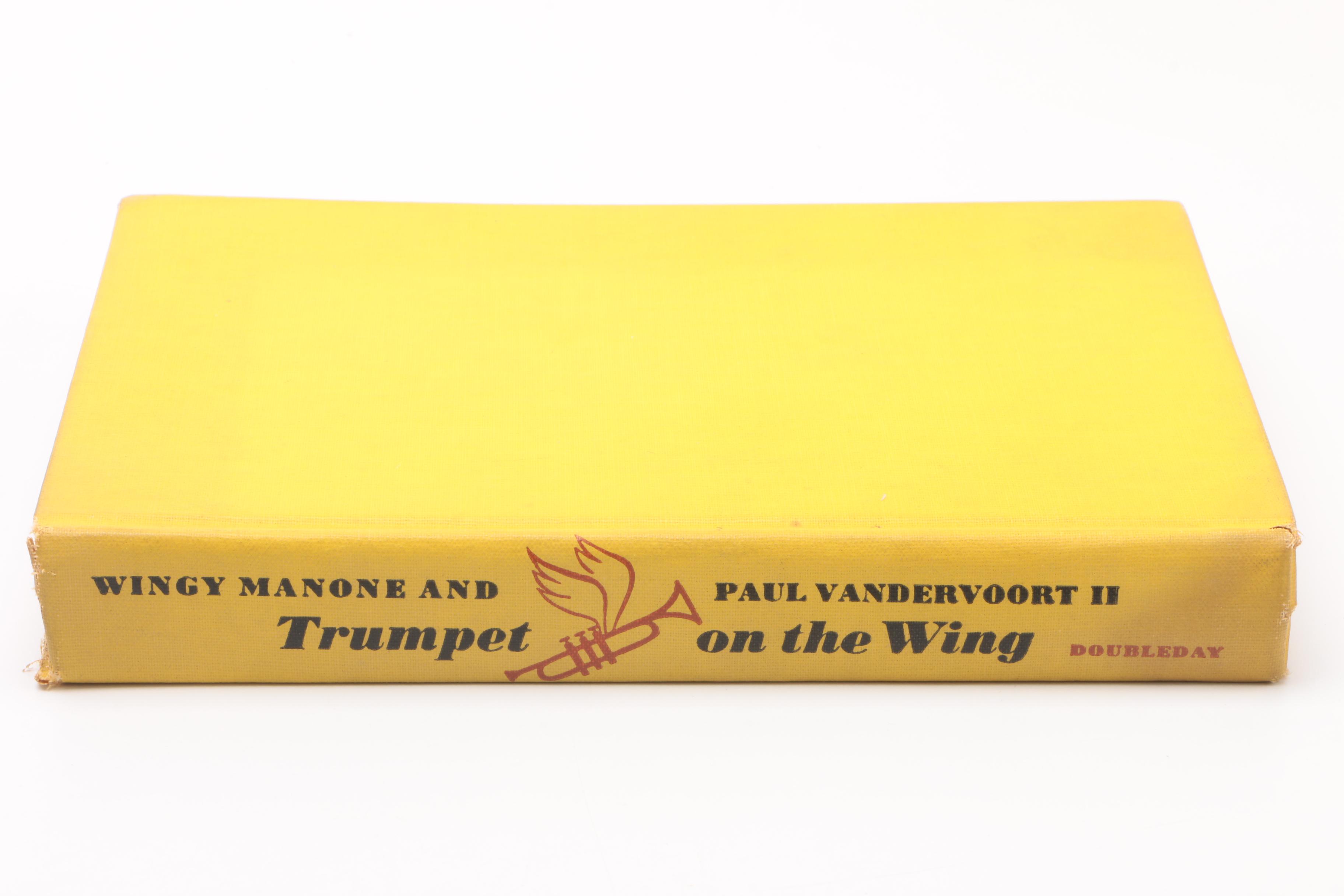 First Edition "Trumpet on the Wing" by Wingy Manone Inscribed to Jack Bradley