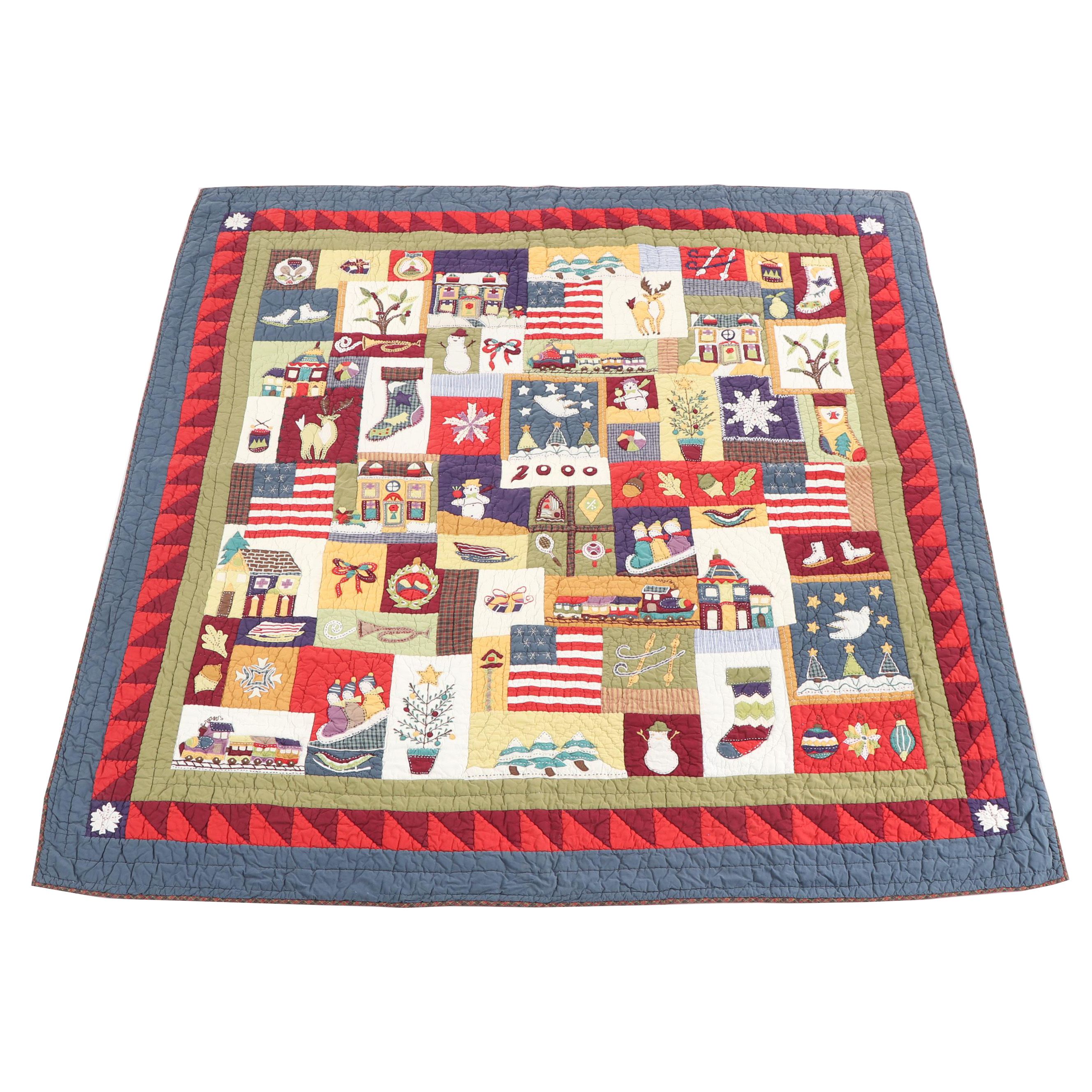 Pottery Barn Holiday Patchwork Quilts