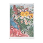 Offset Lithograph after Marc Chagall "Les Soucis"