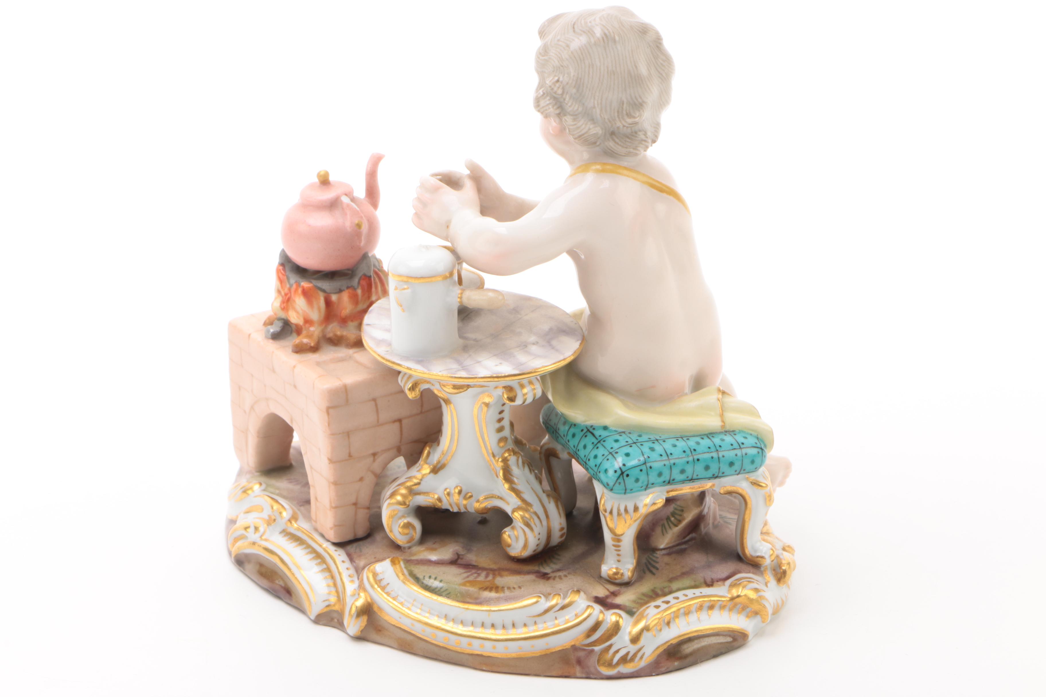 19th Century Meissen Porcelain Figurines