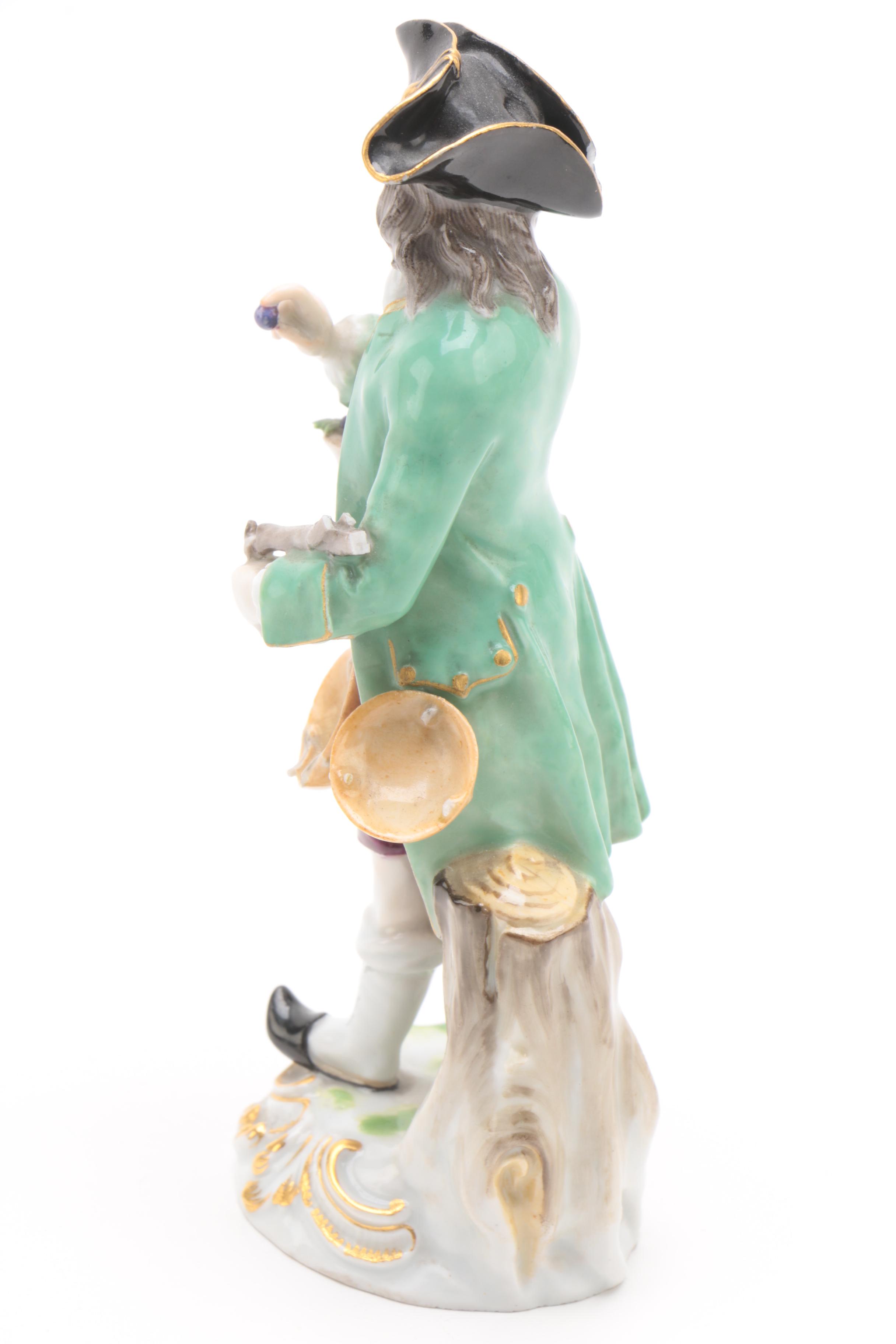 19th Century Meissen Porcelain Figurines
