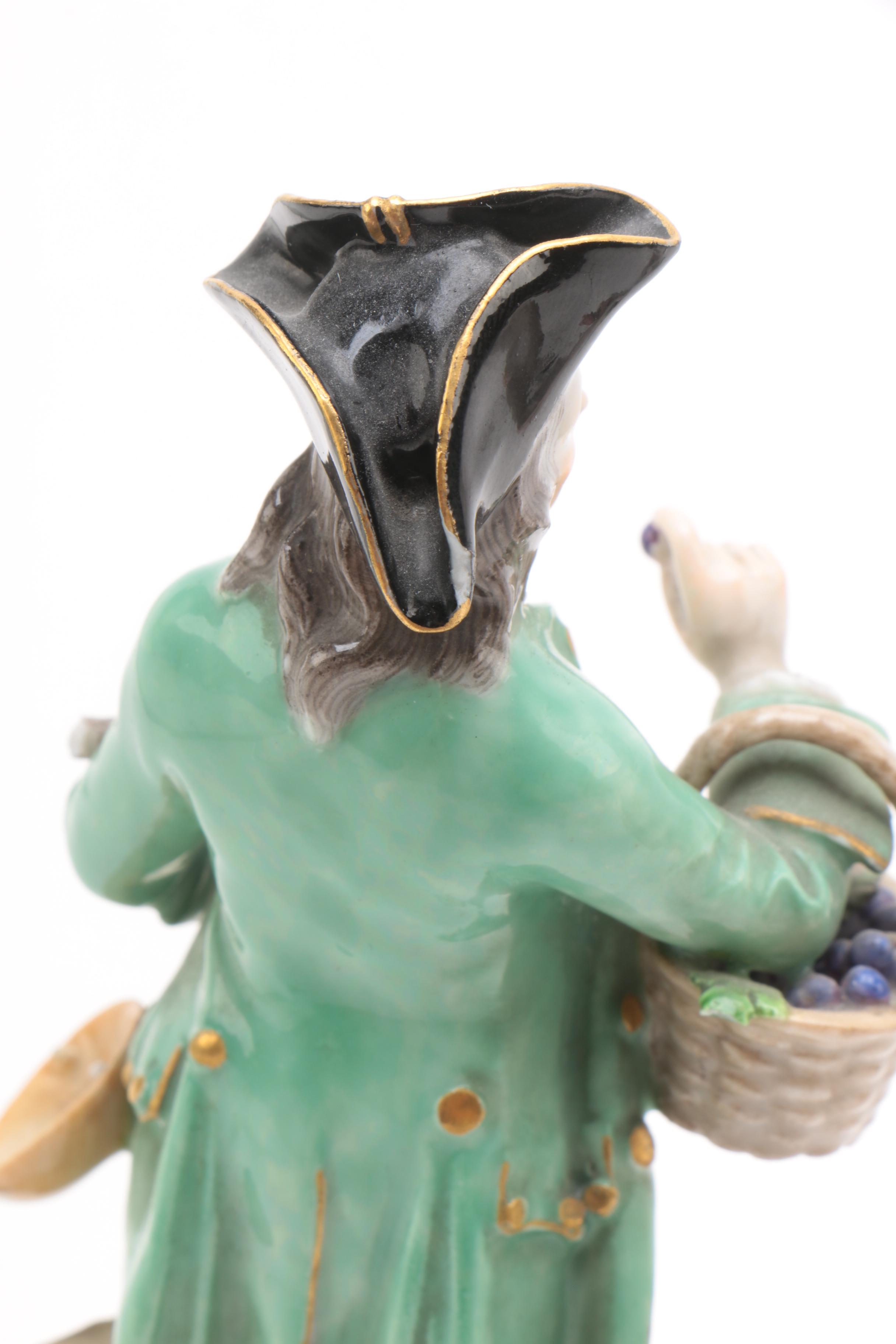 19th Century Meissen Porcelain Figurines