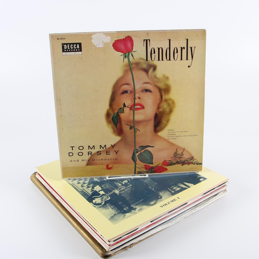 Tommy Dorsey Vinyl Records including "Tenderly"