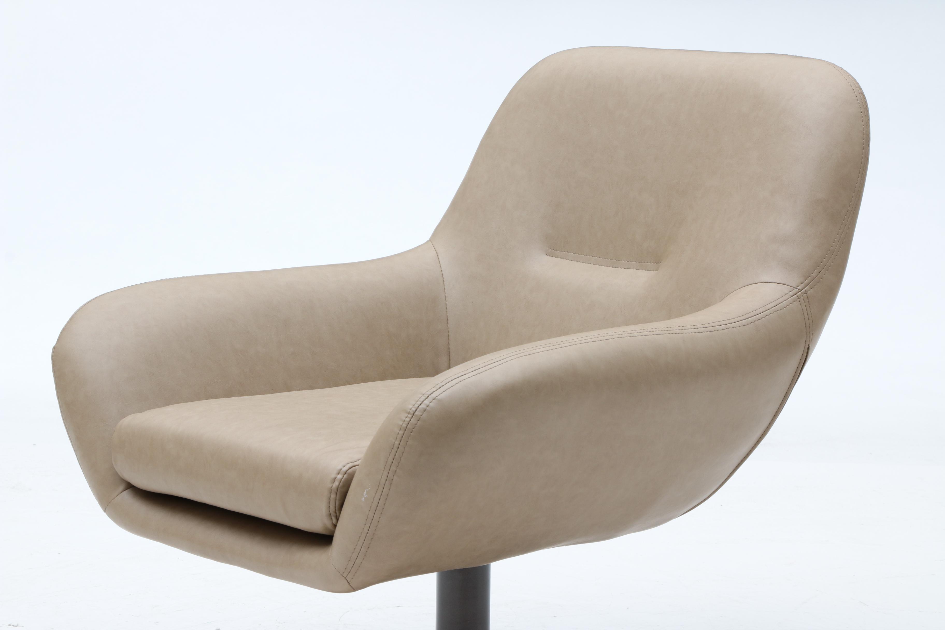 Contemporary Leather Lounge Chair by Uttermost