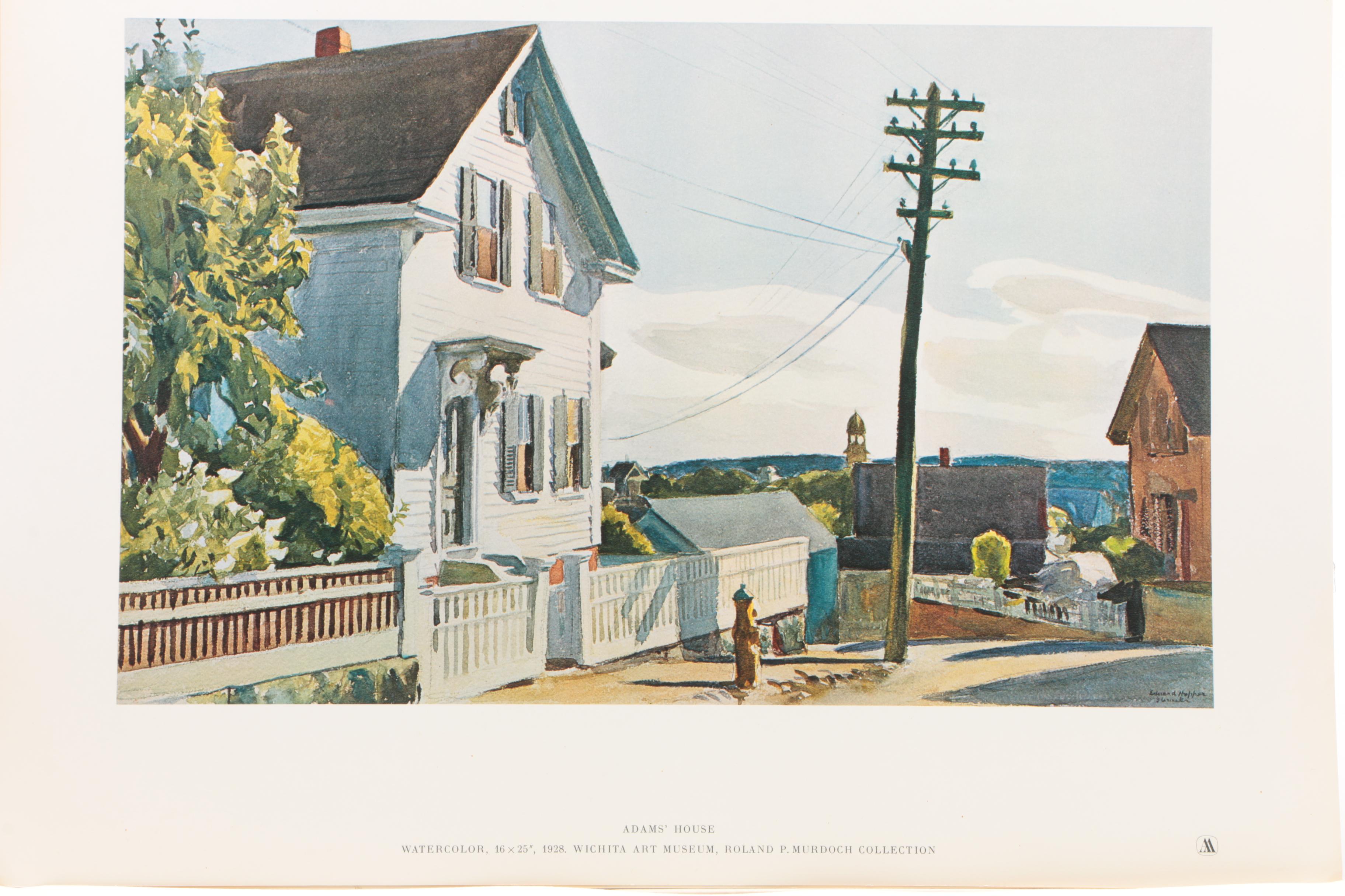 Reproduction Lithograph Portfolio "Edward Hopper: A Silent World"