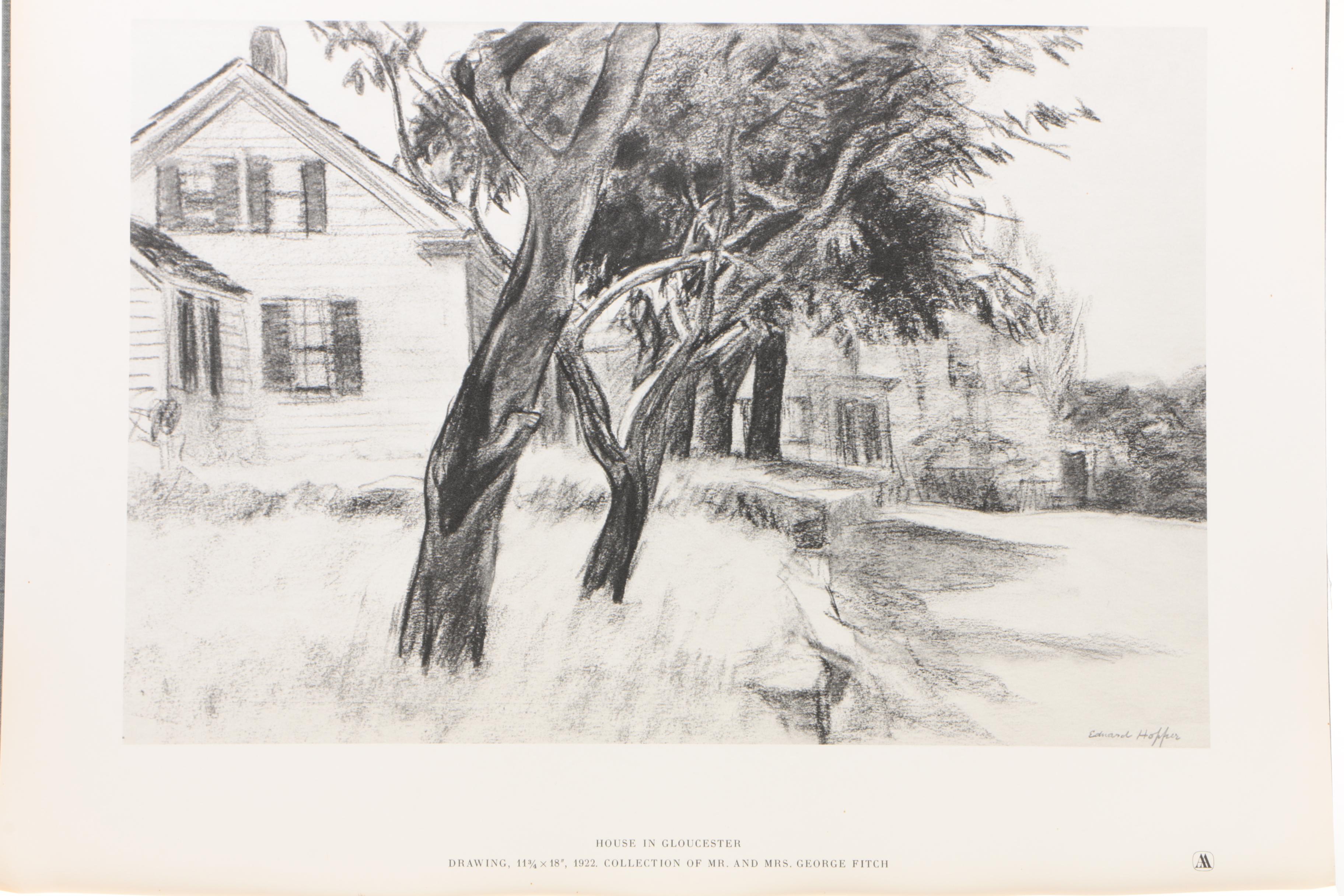 Reproduction Lithograph Portfolio "Edward Hopper: A Silent World"