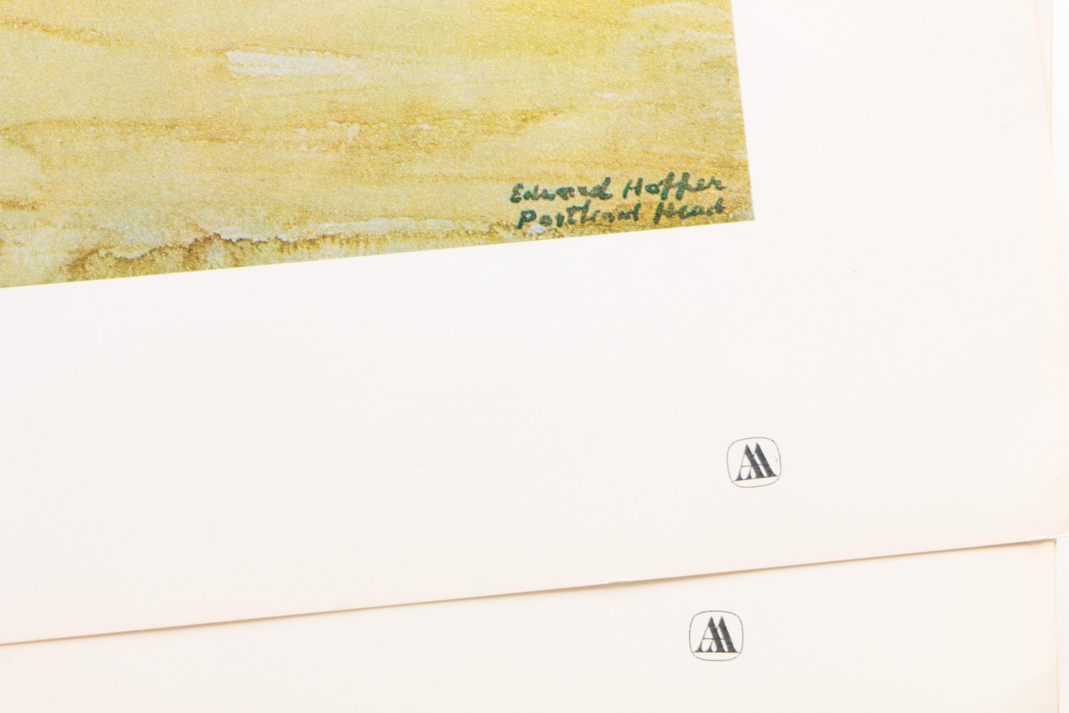 Reproduction Lithograph Portfolio "Edward Hopper: A Silent World"