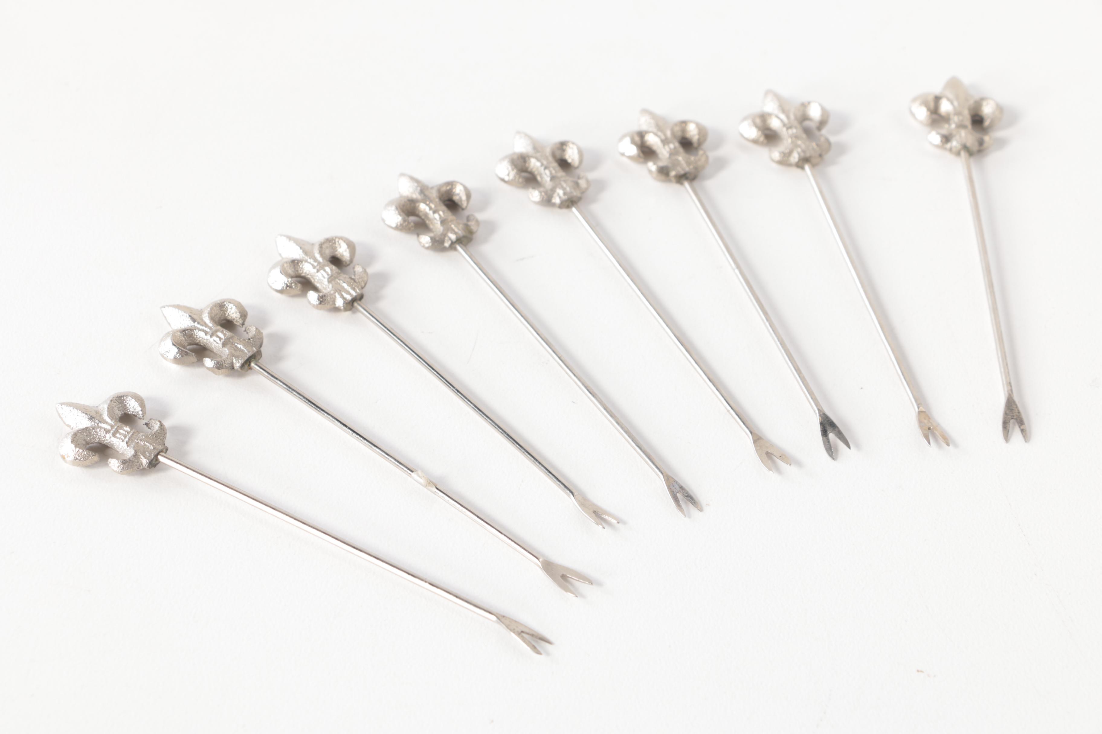 Lidded Rice Bowl and Cocktail Picks