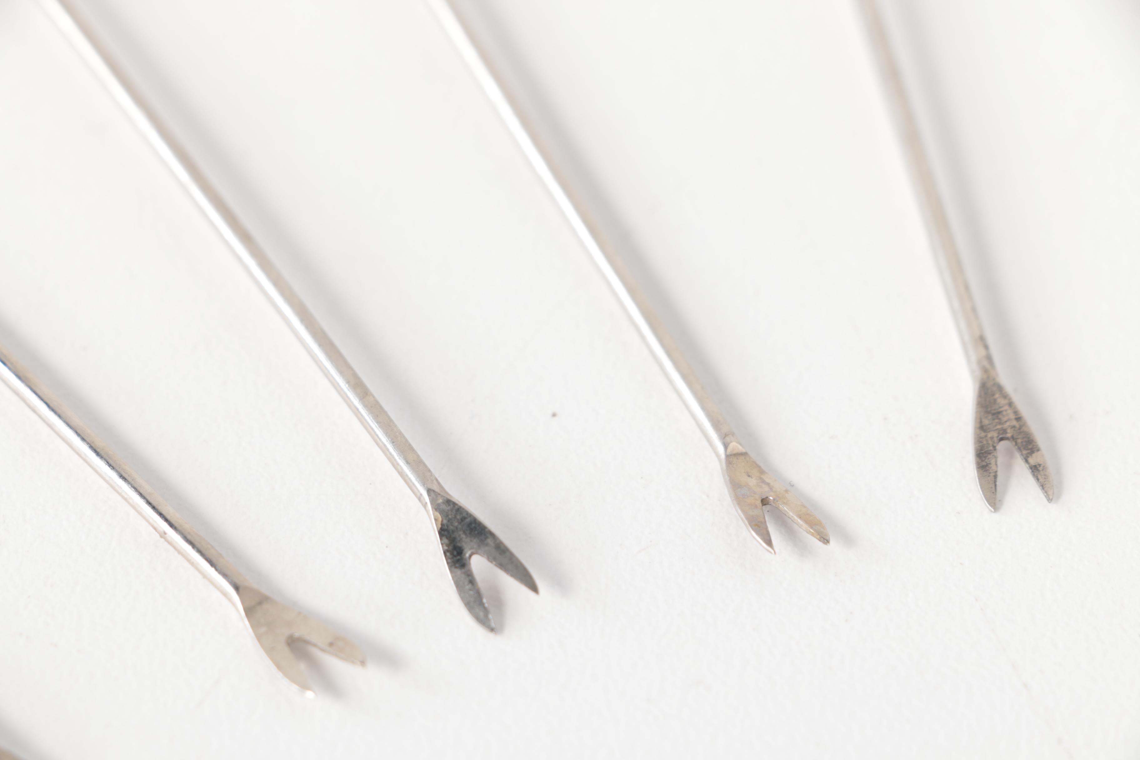 Lidded Rice Bowl and Cocktail Picks