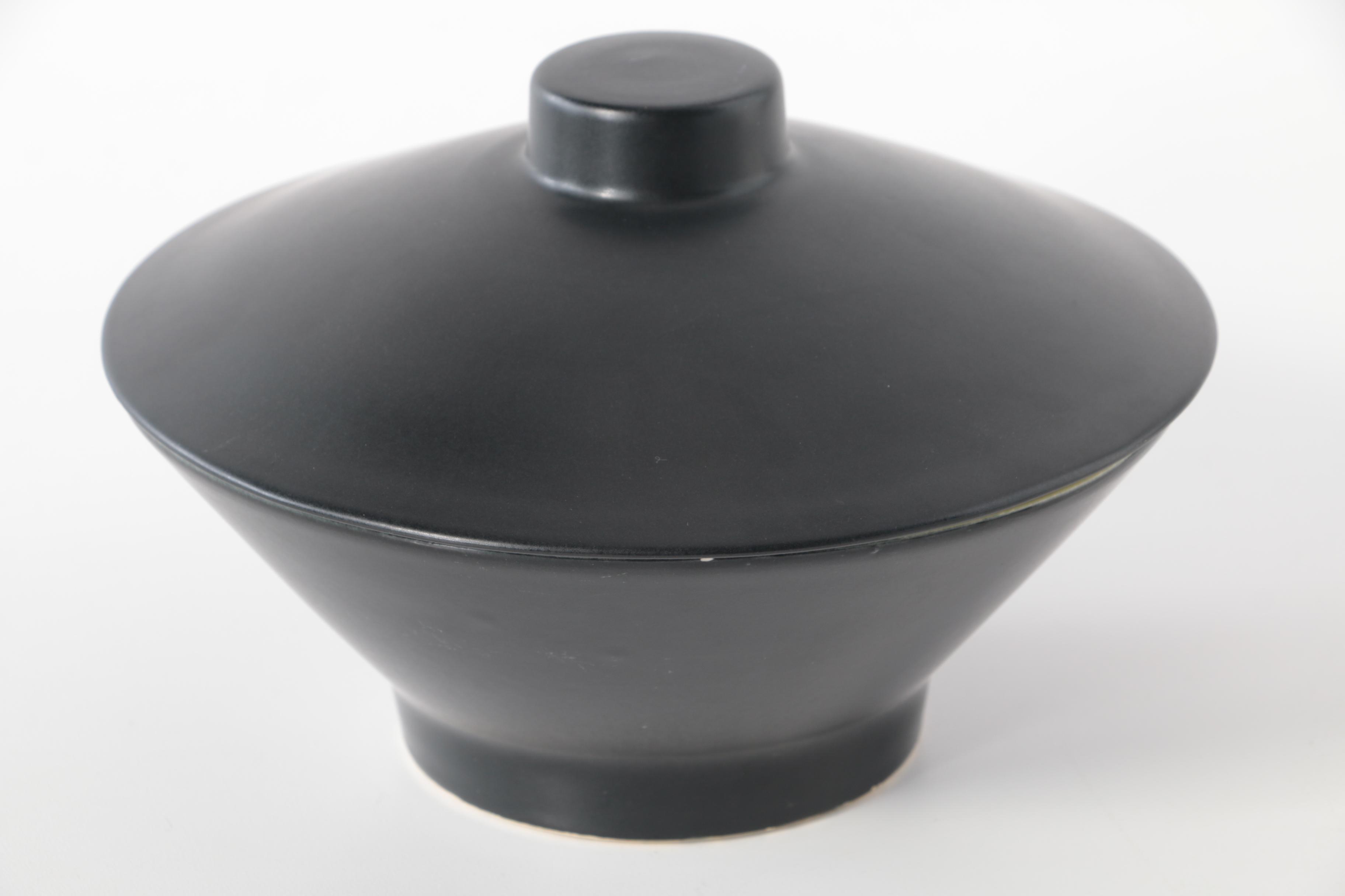 Lidded Rice Bowl and Cocktail Picks