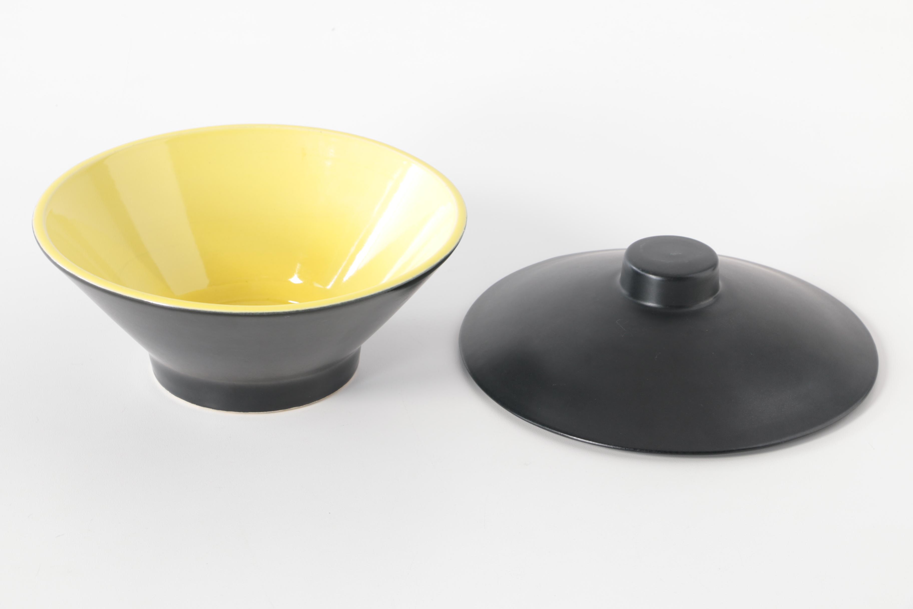 Lidded Rice Bowl and Cocktail Picks