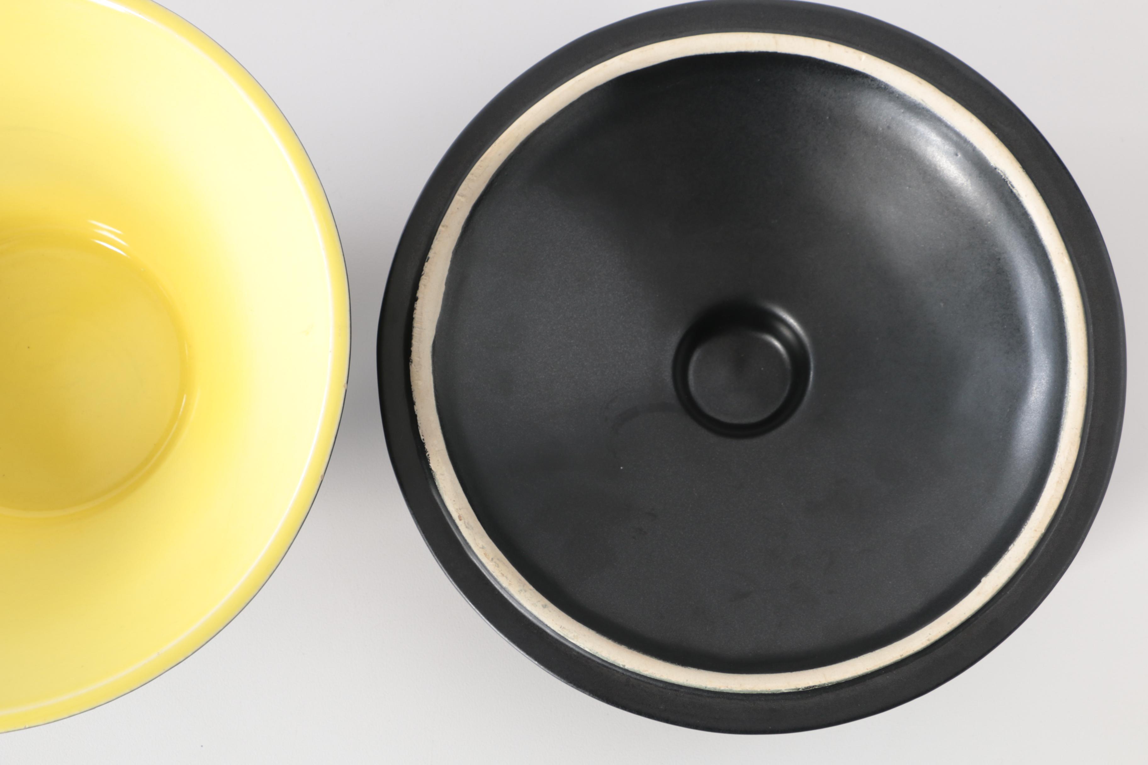 Lidded Rice Bowl and Cocktail Picks