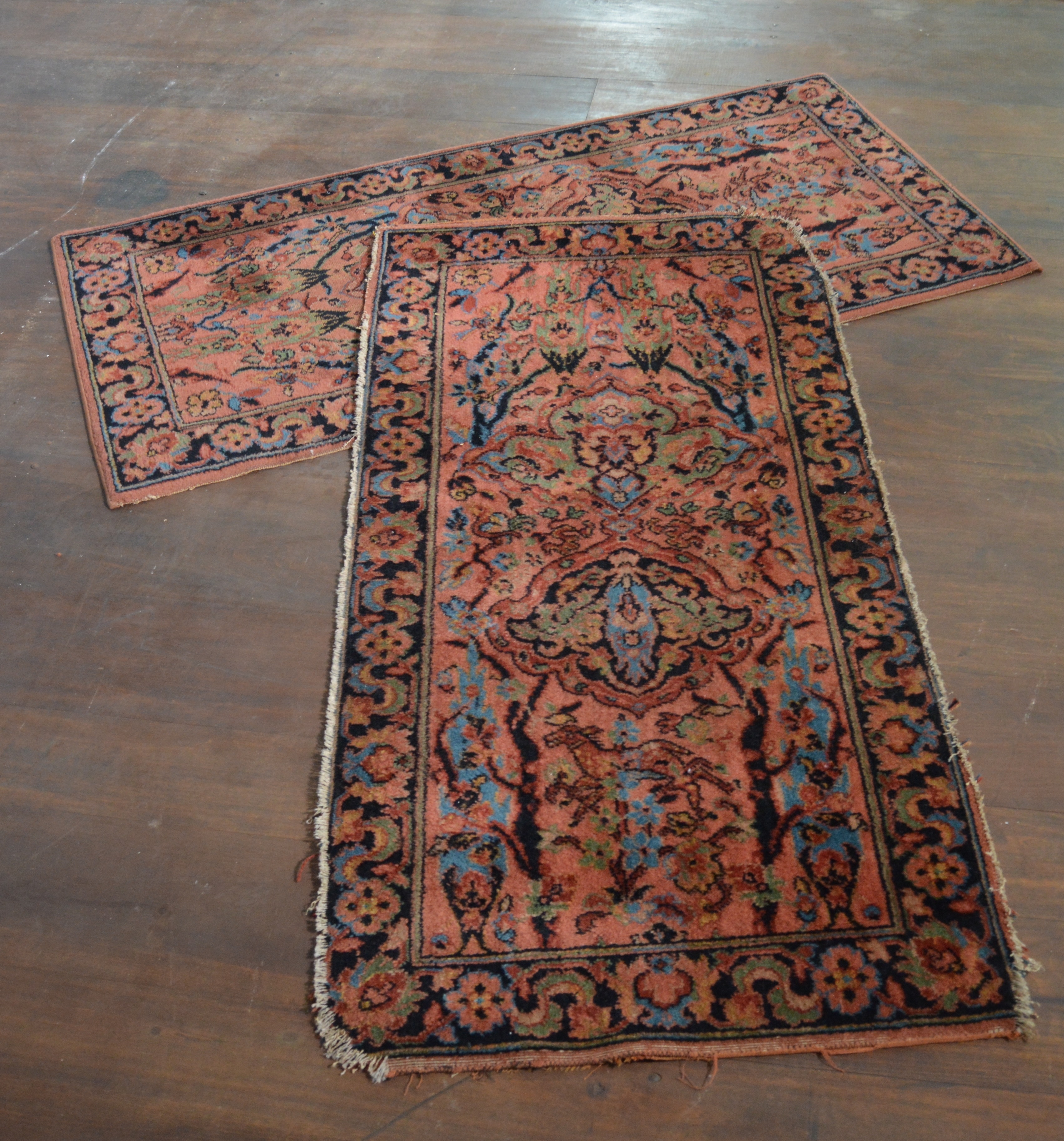 Machine-Woven Persian Style Wool Accent Rugs