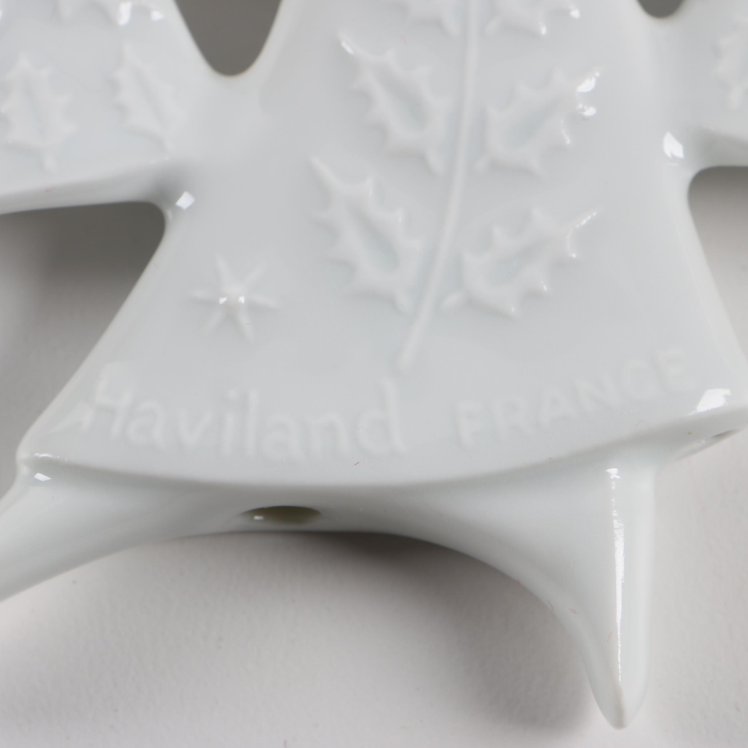 Haviland Limoges Christmas Ornaments