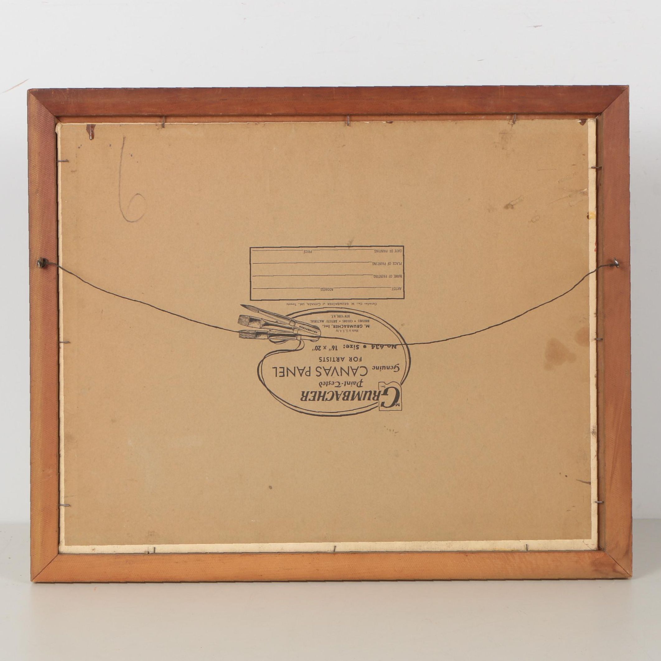 David Atwater 1968 Landscape Oil Painting