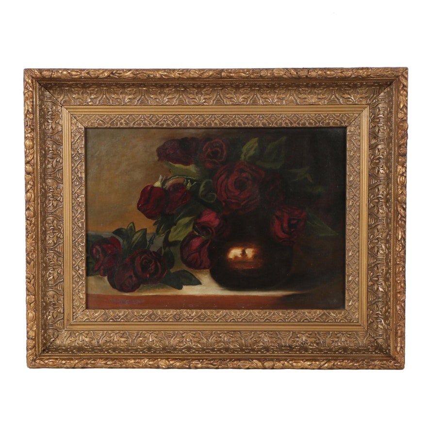 Early 20th Century Oil Painting of Still Life