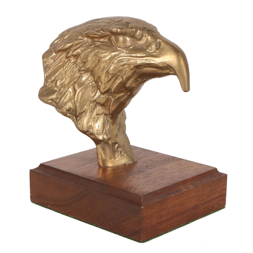 Brass Eagle Sculpture
