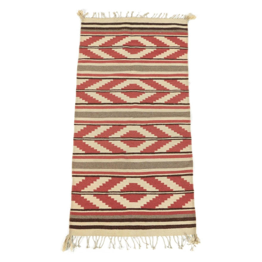 Handwoven Native American Style Wool Runner