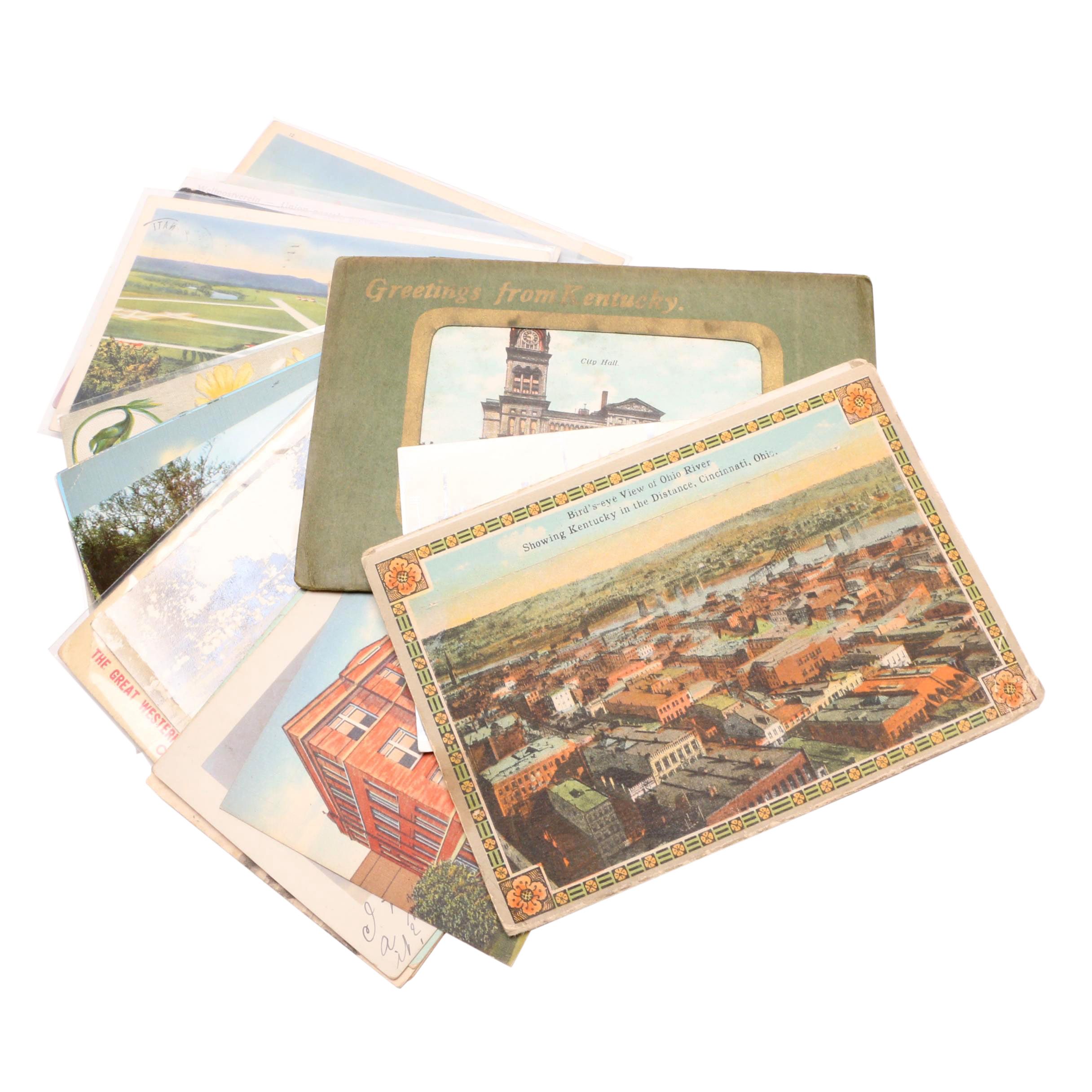 Thirty Four Antique and Vintage Post Cards