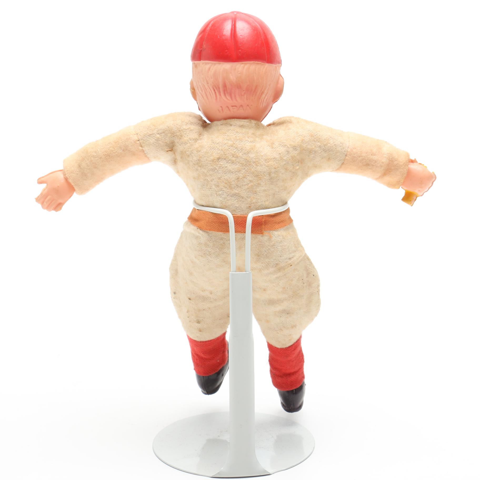 Gus Bell and Vada Pinson Reds PSA 7 Graded Cards and Crosley Field  Doll