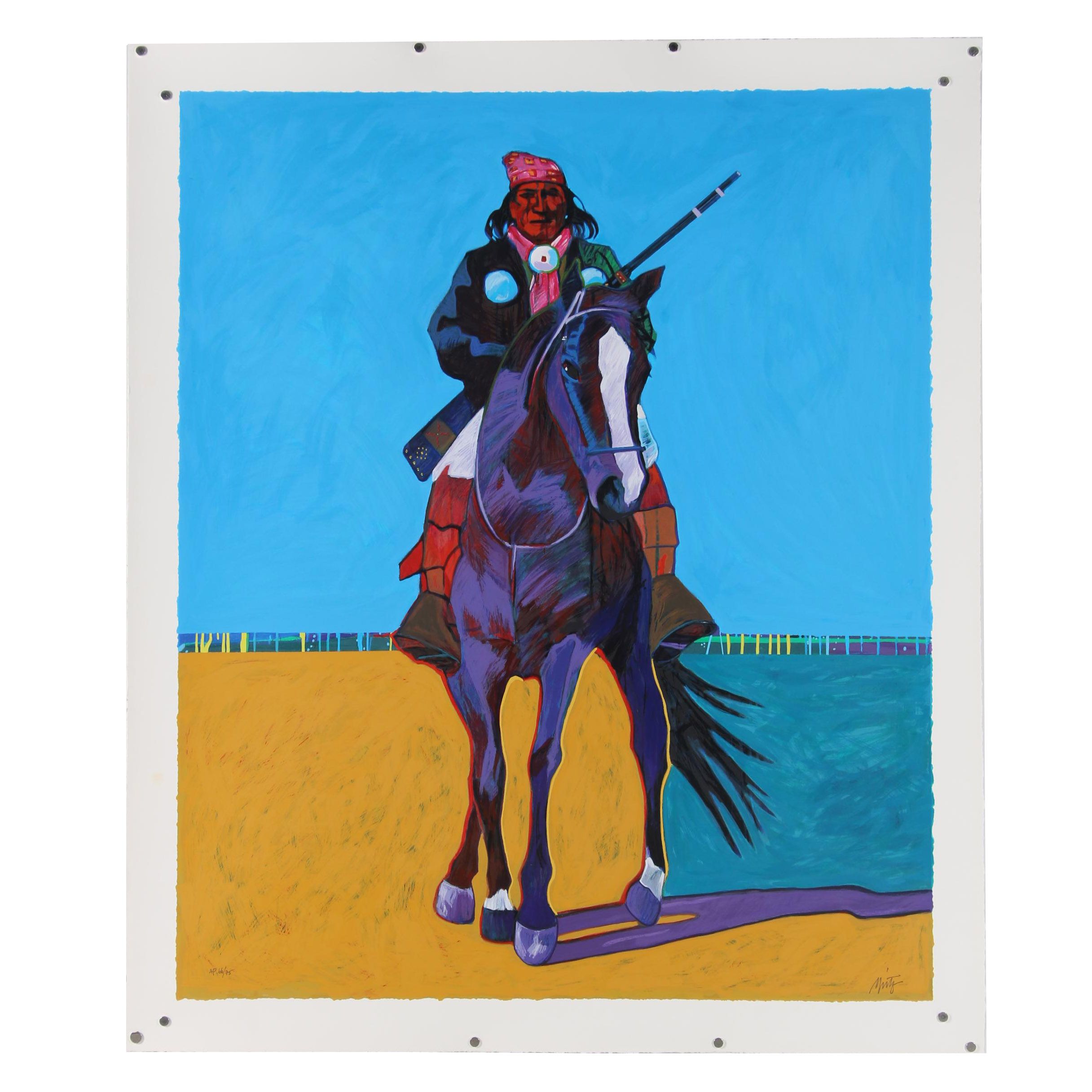 John Nieto Serigraph "Geronimo"