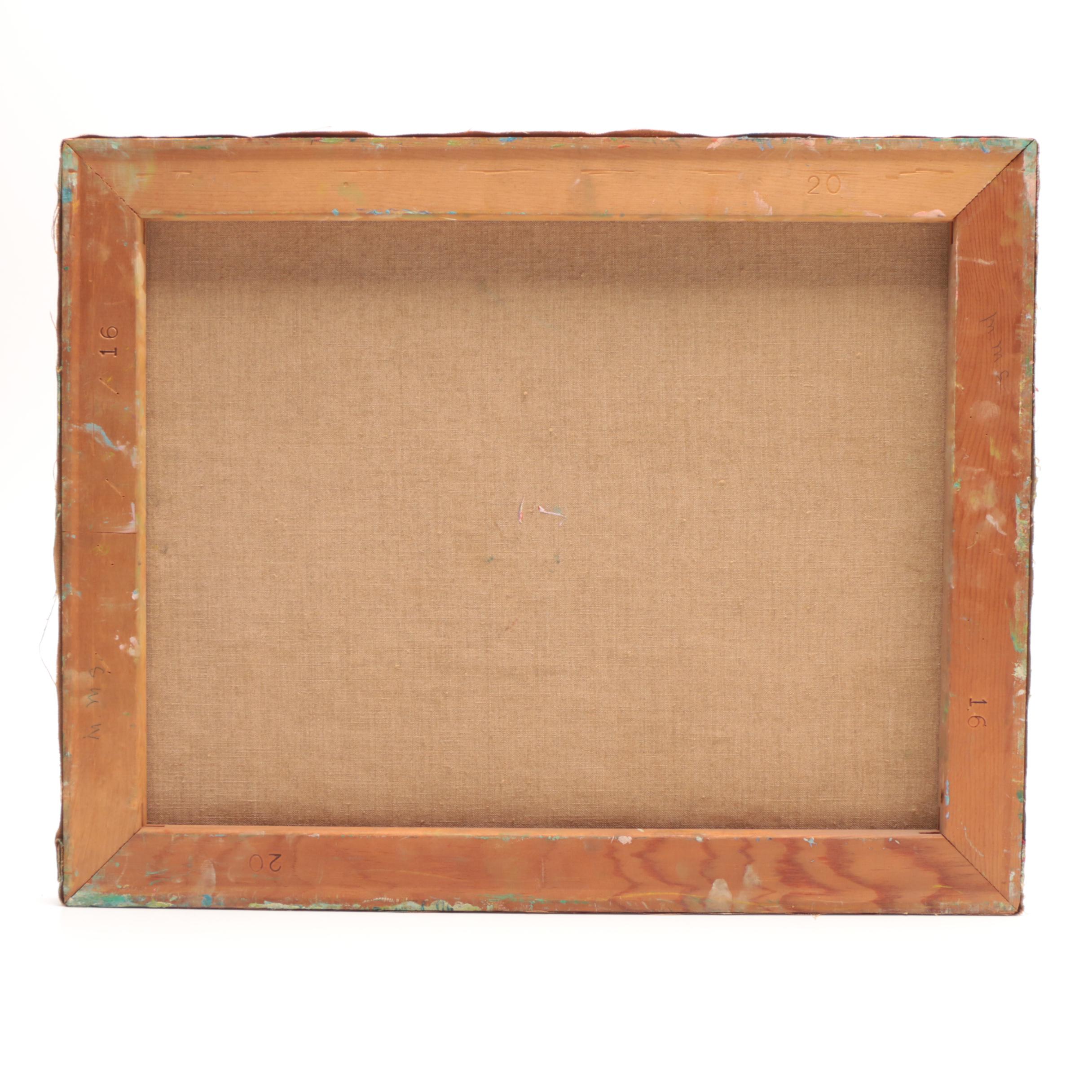 Oil Painting of Abstract Composition