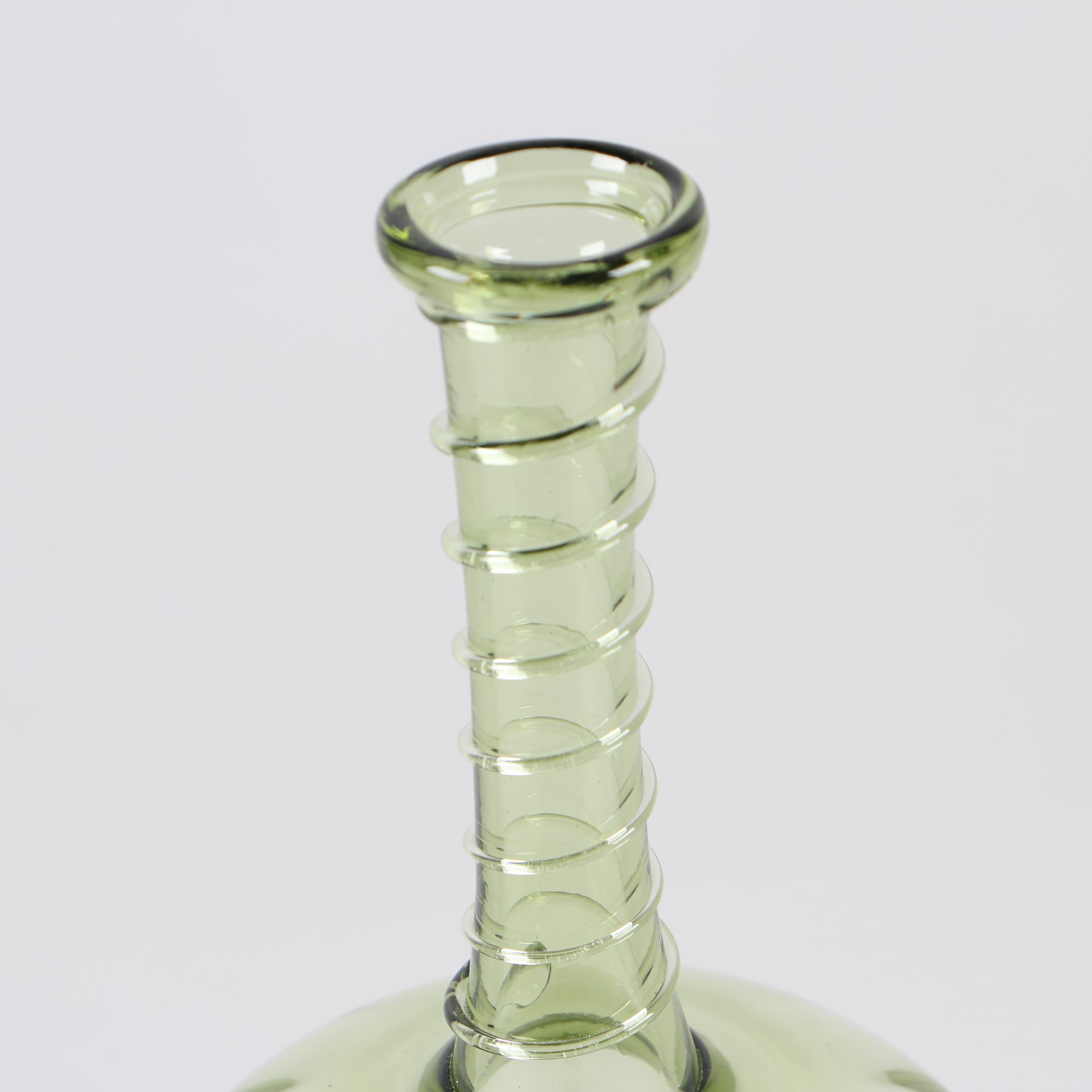 Juliska "Naomi" Green Glass Vase