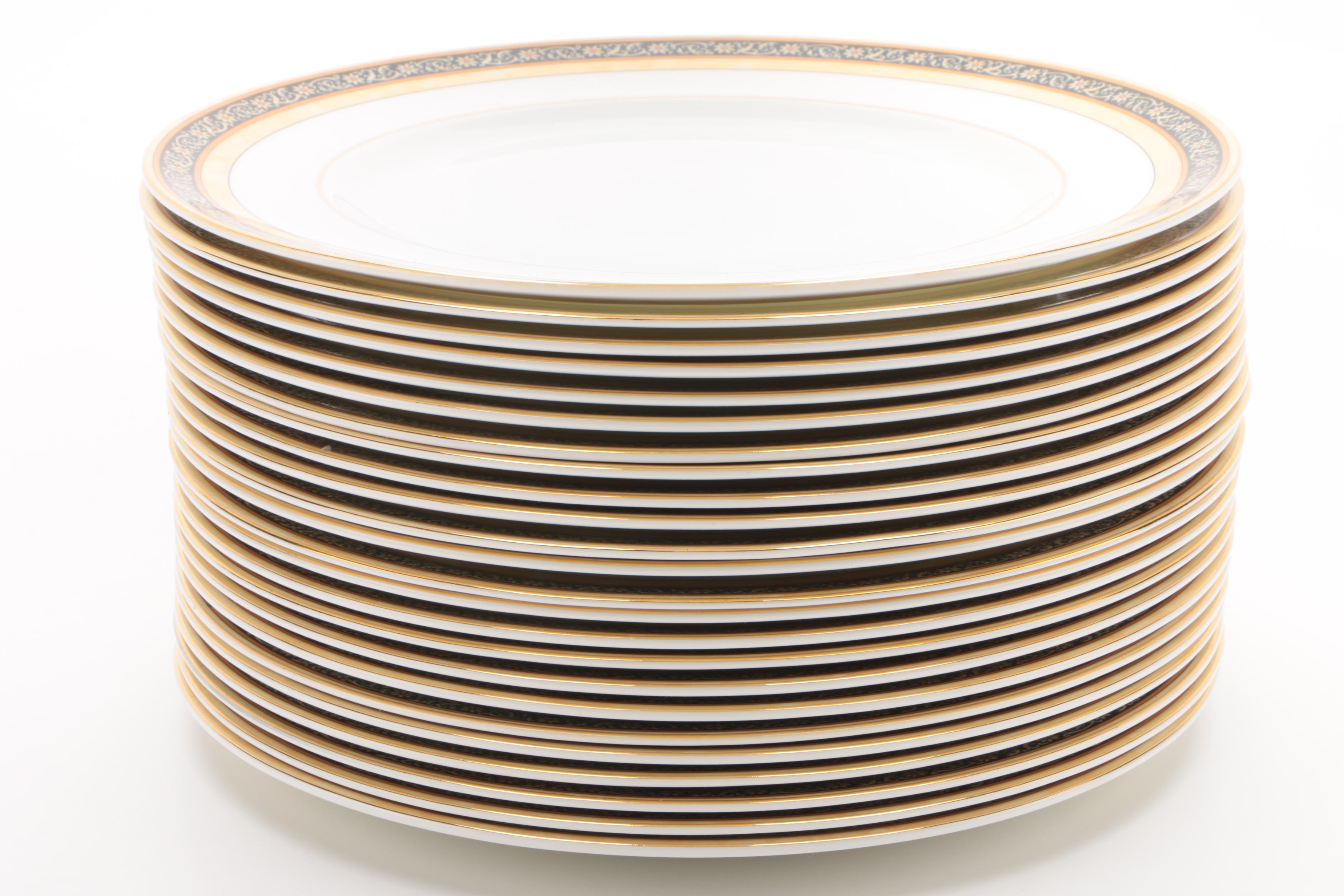 Wedgwood "India" Bone China Dinner Plates